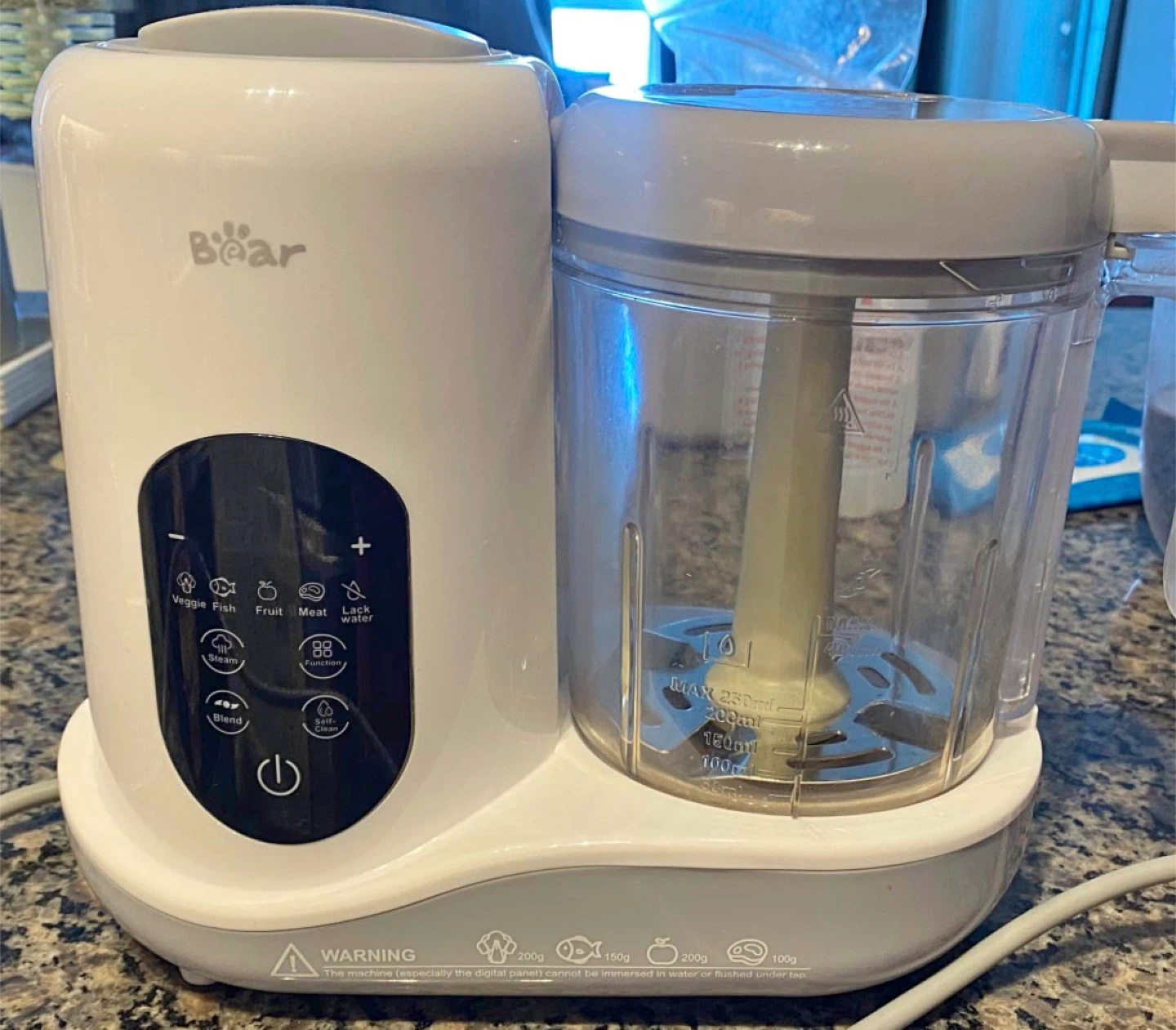 Bear Baby Food Maker Steamer and Blender