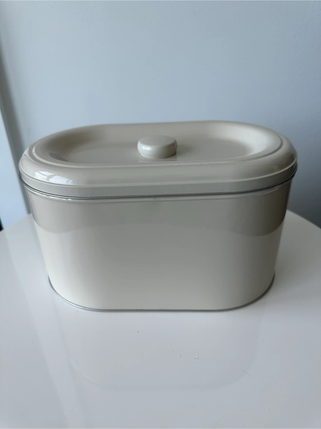 🥕 IKEA Metal Tins (Set of 2) – Beige/Cream - photo 4