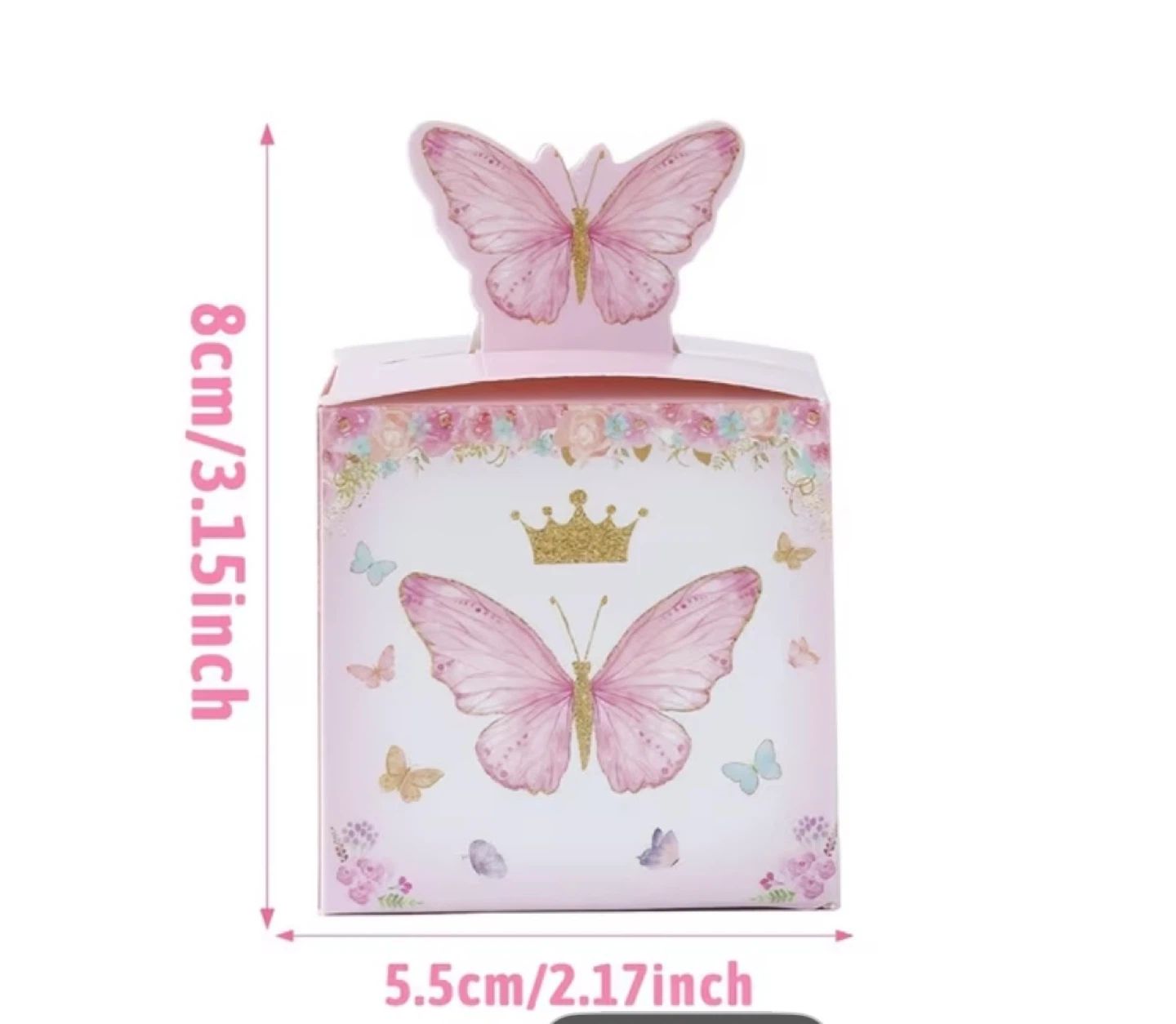 Butterfly Party Favor Boxes(30 pc)