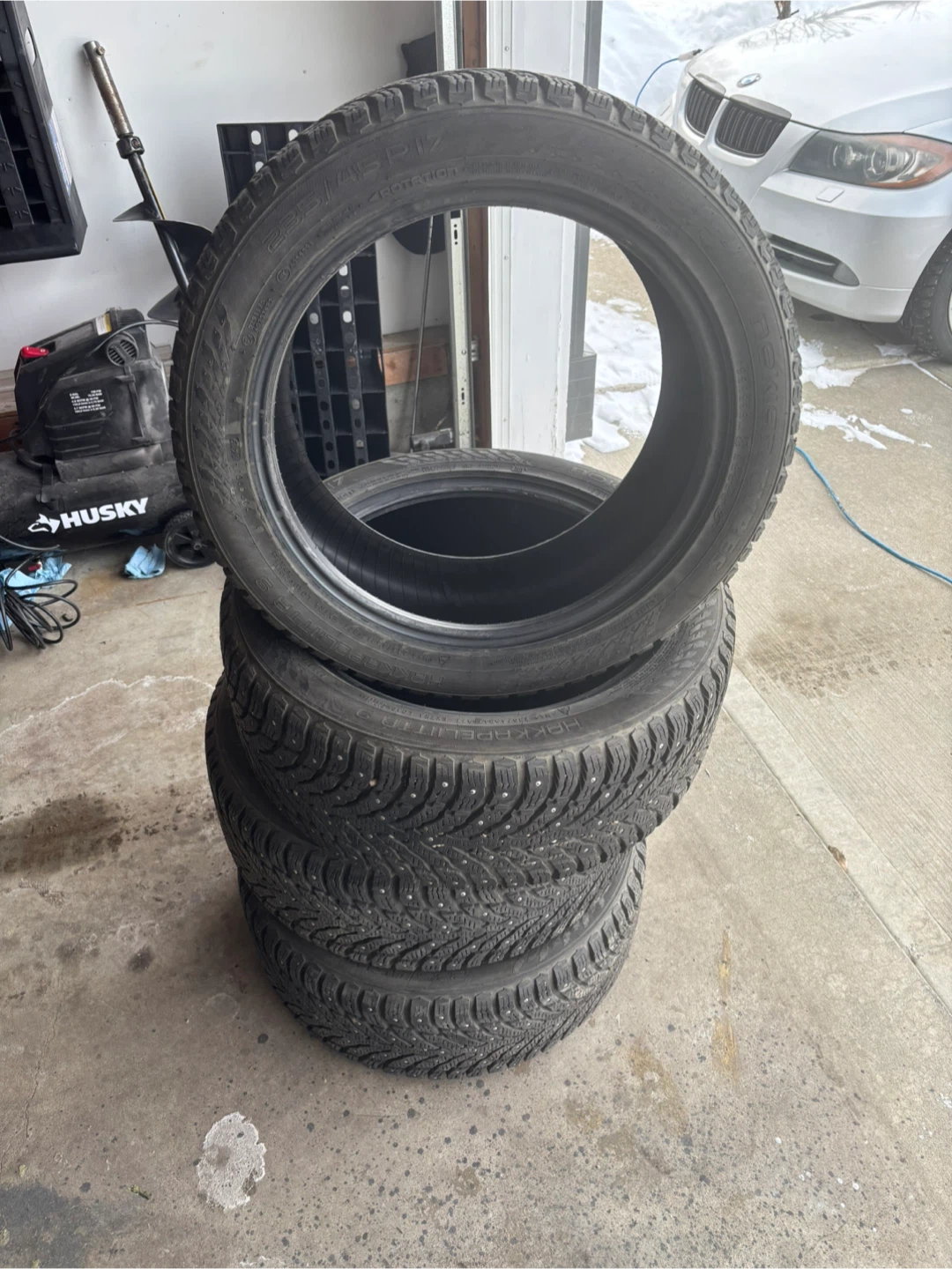 Nokian Tyres 4 Studded Winter Tires 235/45R17