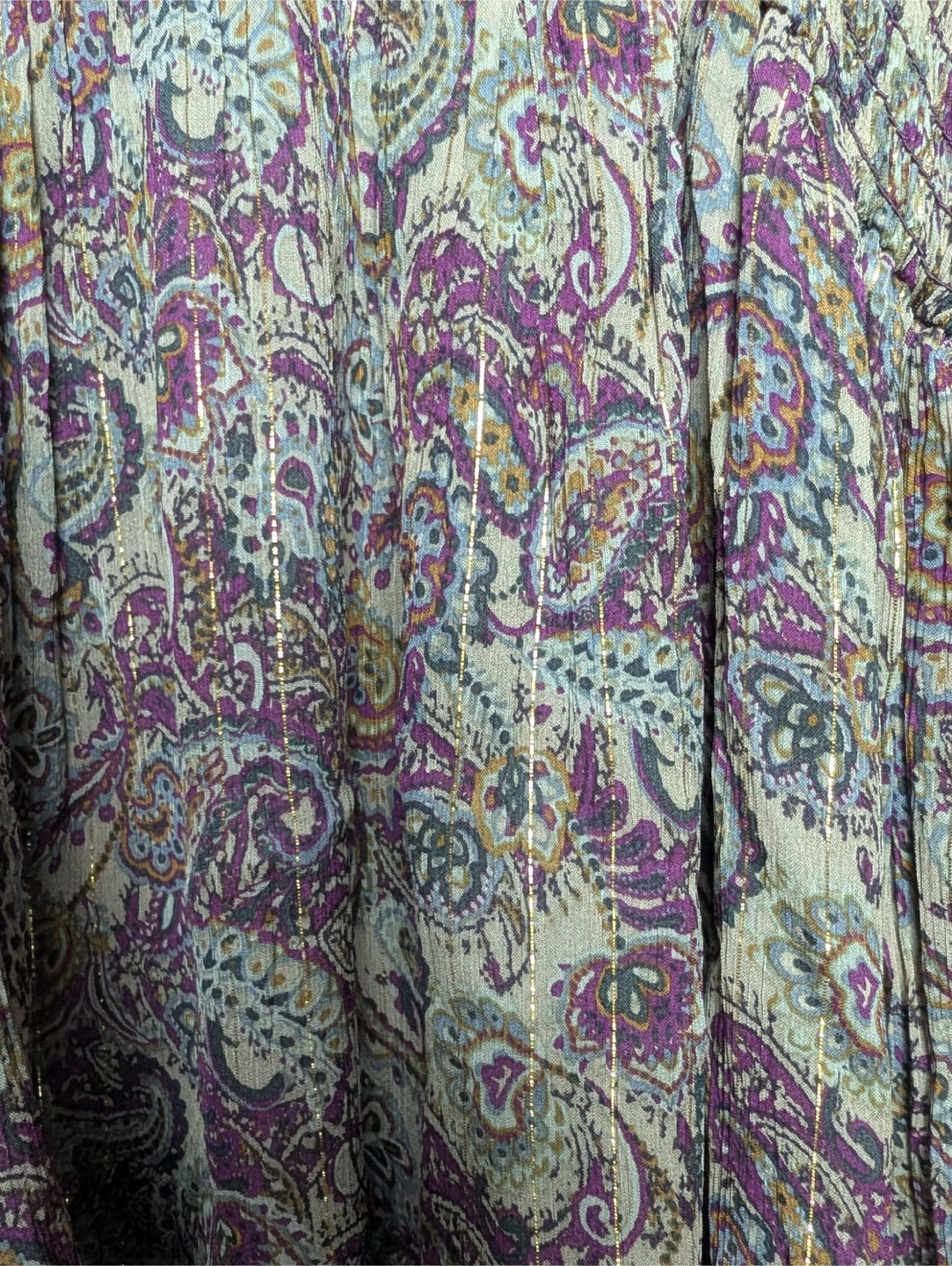 New ZARA Paisley Print Ruffle Mini Dress - photo 4