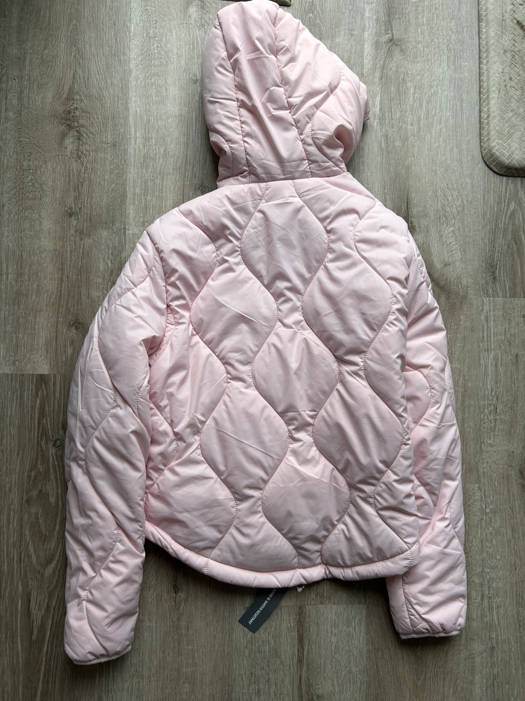 New Balance Pink Quilted Hooded Jacket Small - photo 4