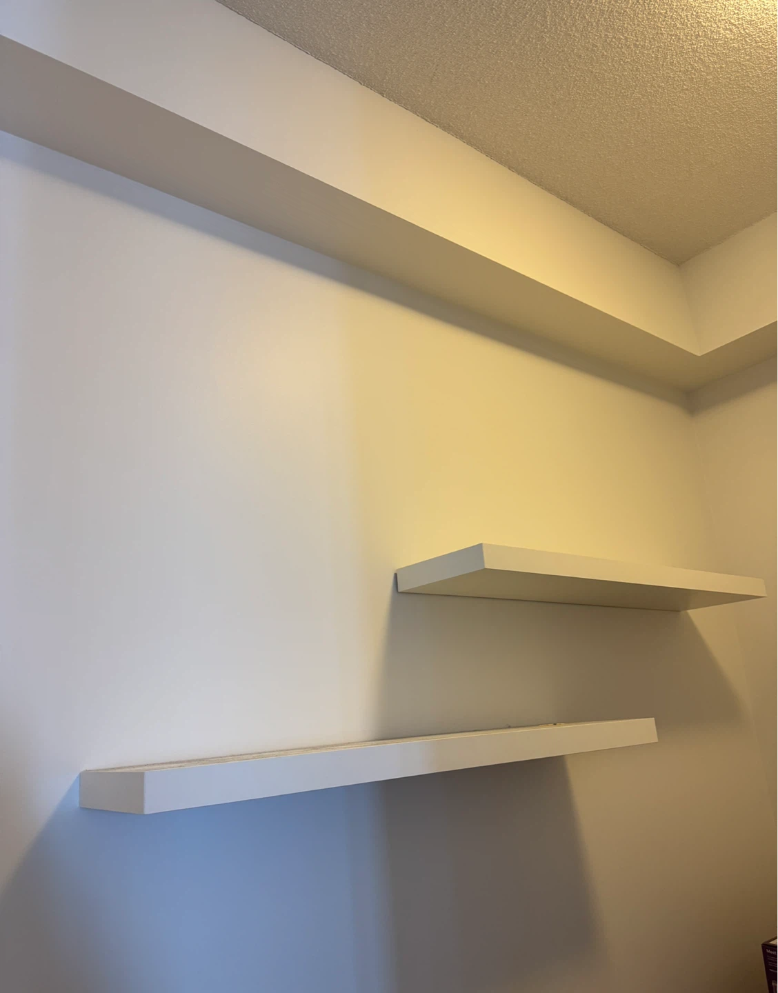 IKEA White LACK Shelves
