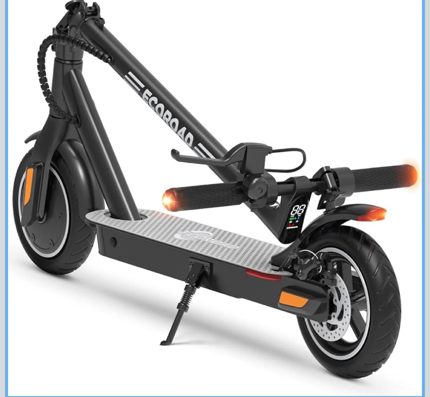 (As is) ECOROAD Electric Scooter, 25-29KM range, 350W, 30KM/h - photo 2