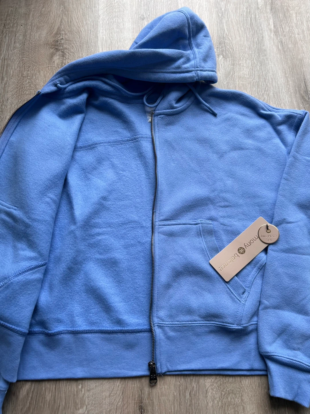 Roots Full Zip Hoodie and Sweatpants Blue Set - Medium - photo 3