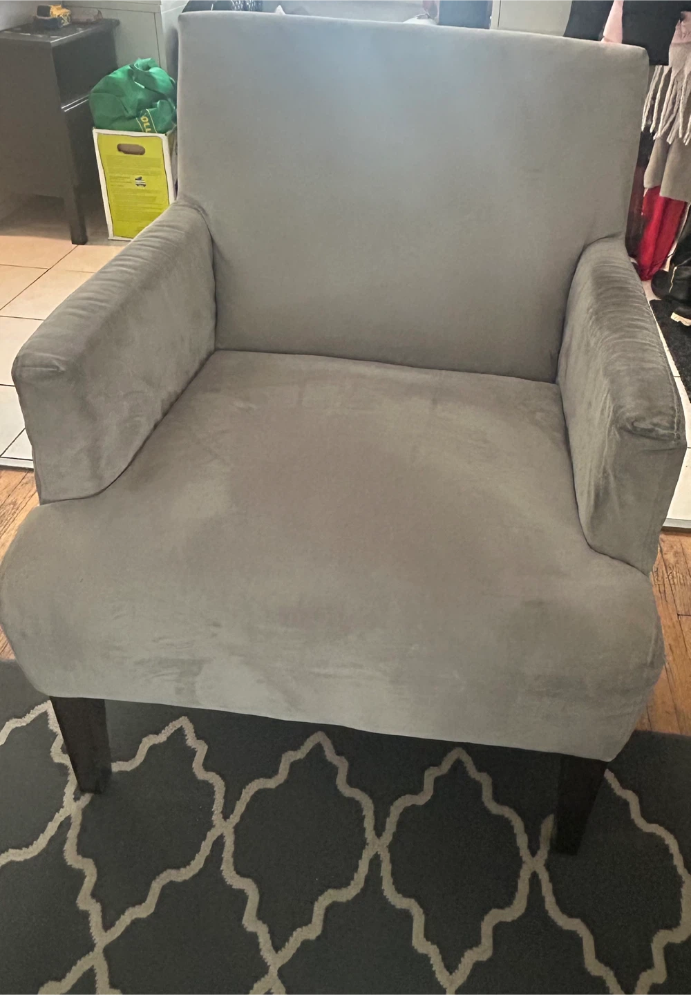 Two Grey Armchair