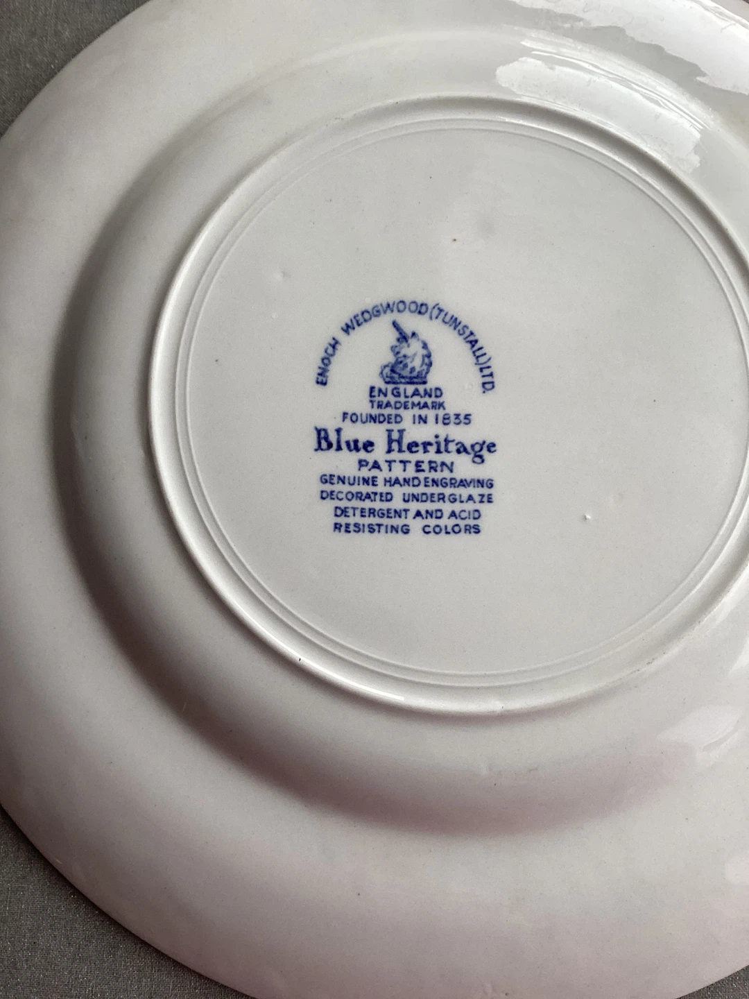 ENOCH WEDGEWOOD TUNSTALL PLATE - photo 2
