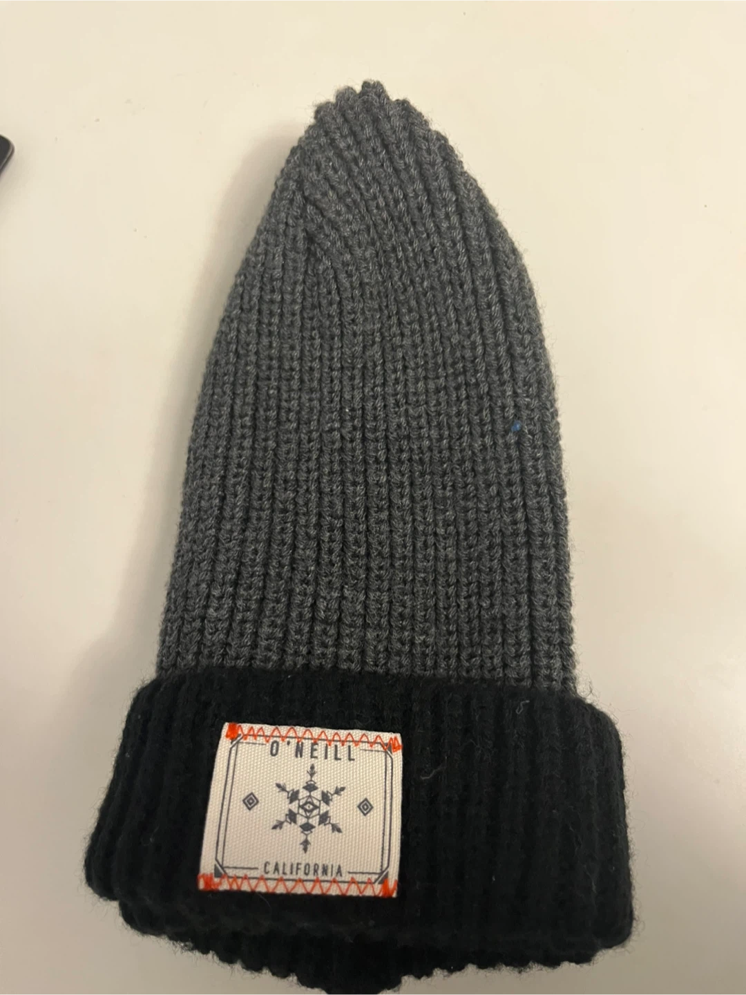 O'Neill Ribbed Beanie - Grey and Black - photo 2