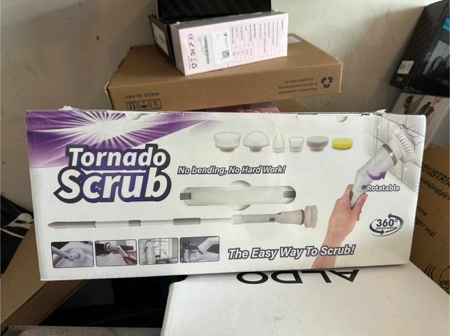 Tornado Scrub Cordless Power Scrubber with Extendable Handle