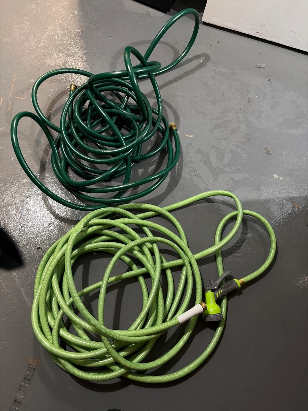 2 Garden Hoses with Sprayer