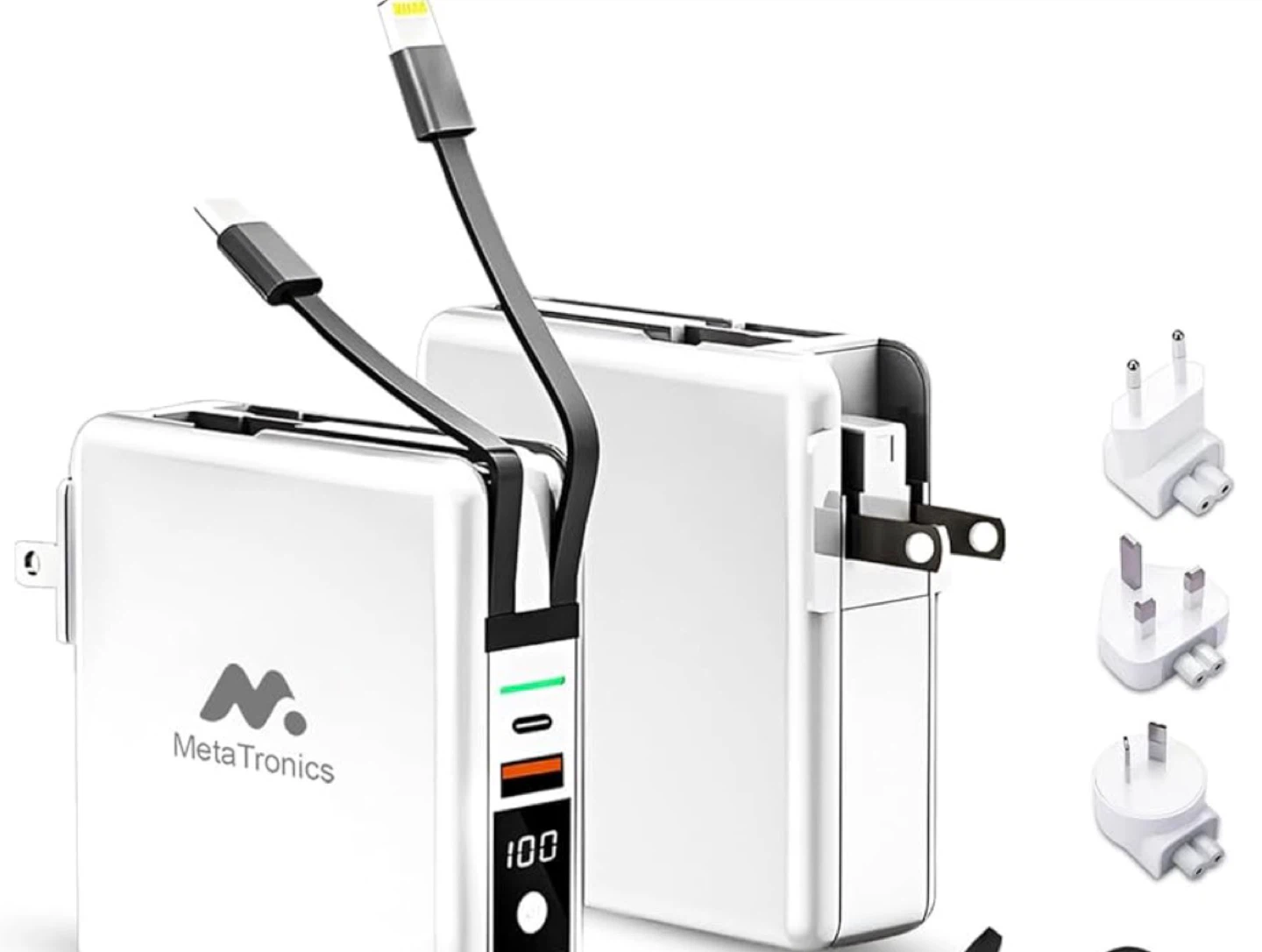 5-in-1 Portable Travel Charger & Power Bank 10,000mAh 🥕 - photo 2