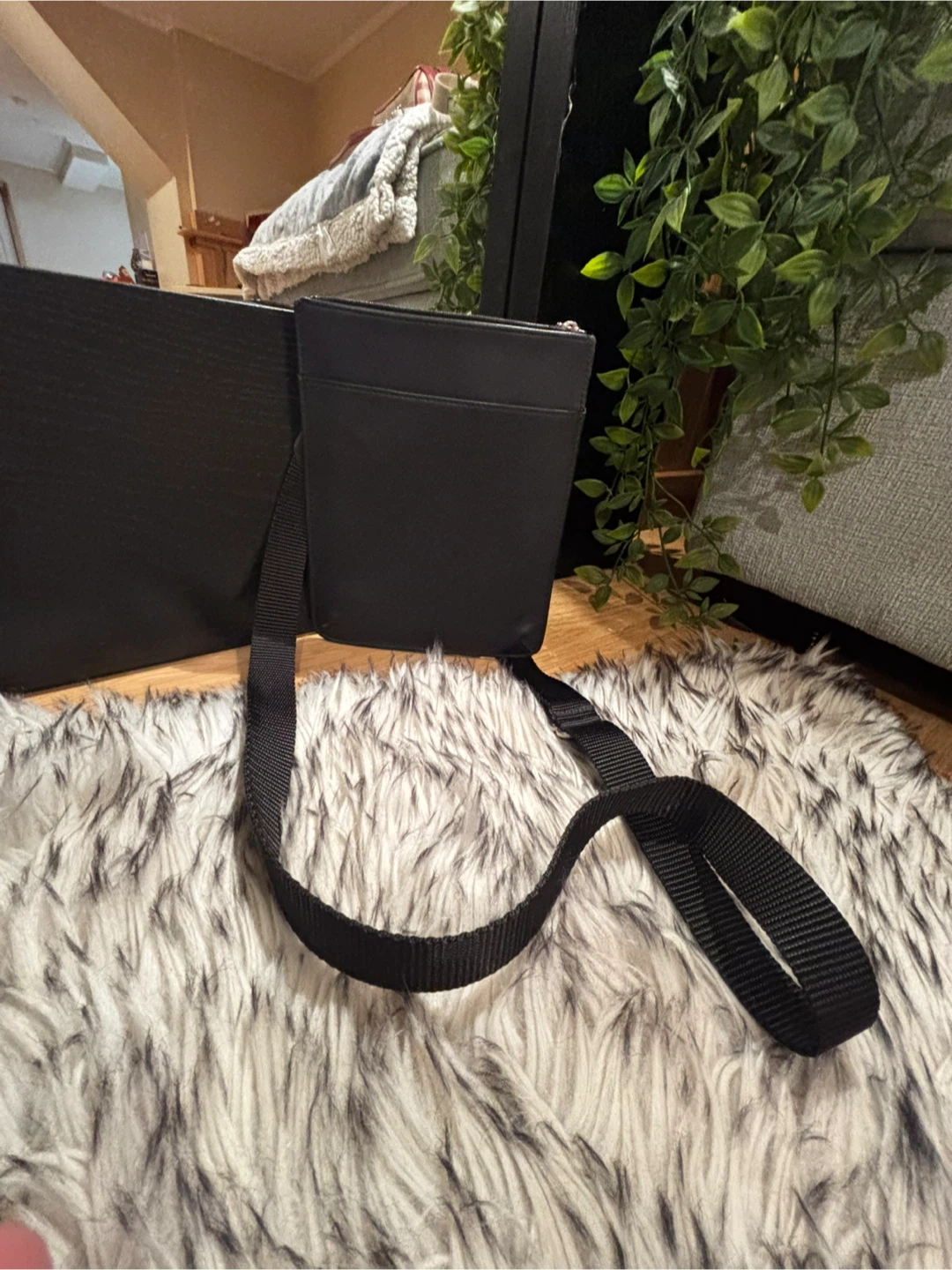 Coach Black Leather Crossbody Bag