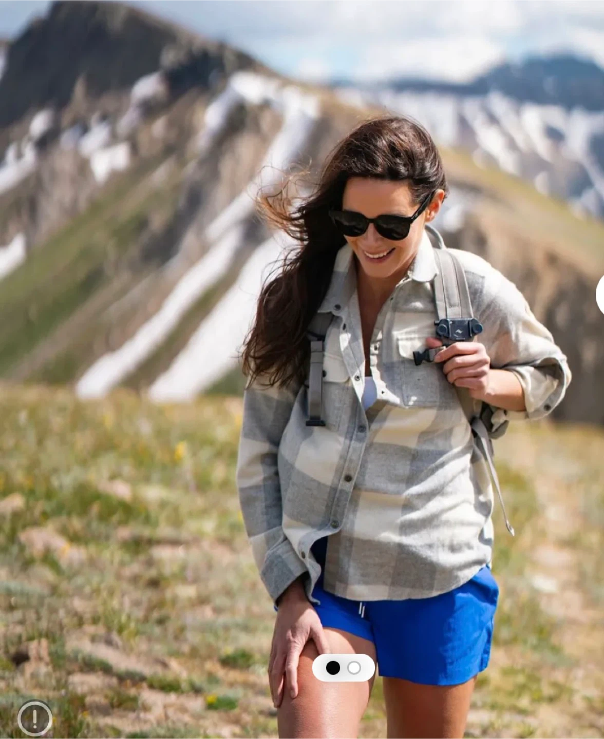 Fjällräven Canada Shirt W Women's L Grey Plaid Flannel Comfort - photo 2