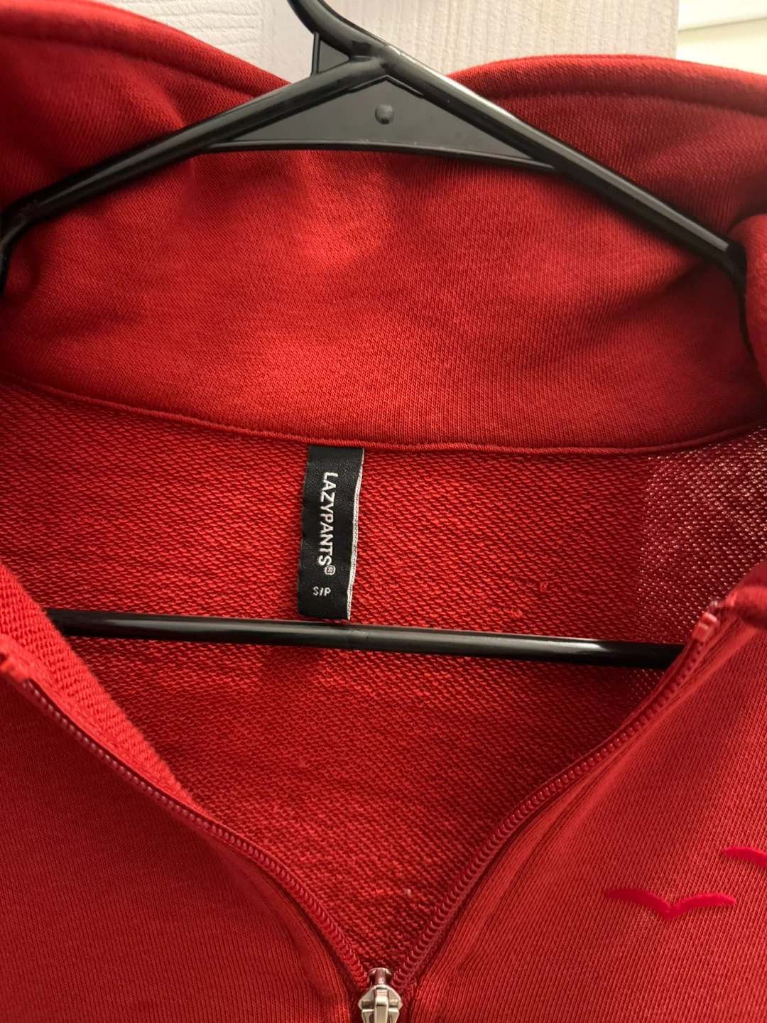 LAZYPANTS Red Zip Sweatshirt - photo 2