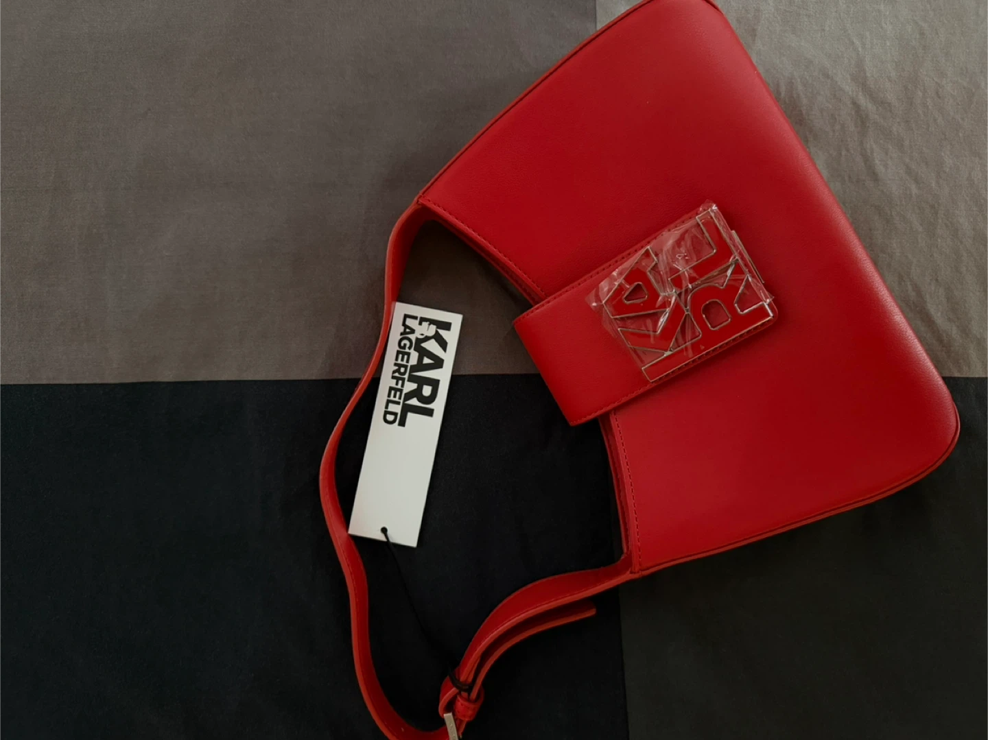 Karl Lagerfeld Red Shoulder Bag - photo 2