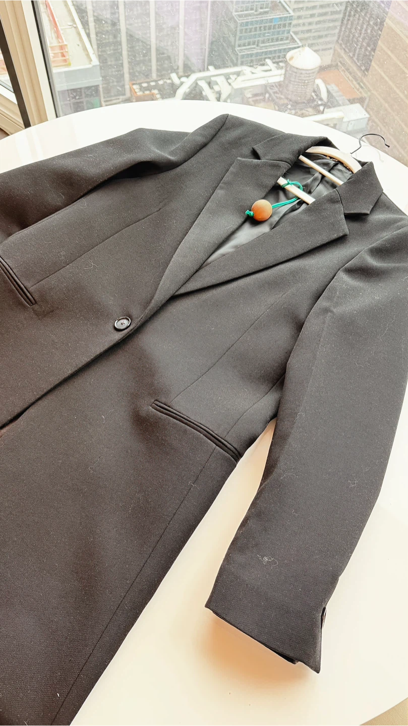 TOTEME Black Wool Blend Coat - photo 2