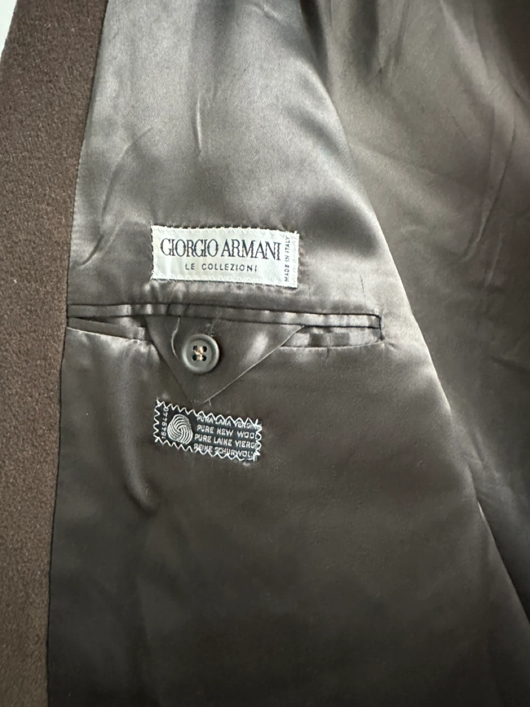 Giorgio Armani Le Collezioni Wool Overcoat - photo 3