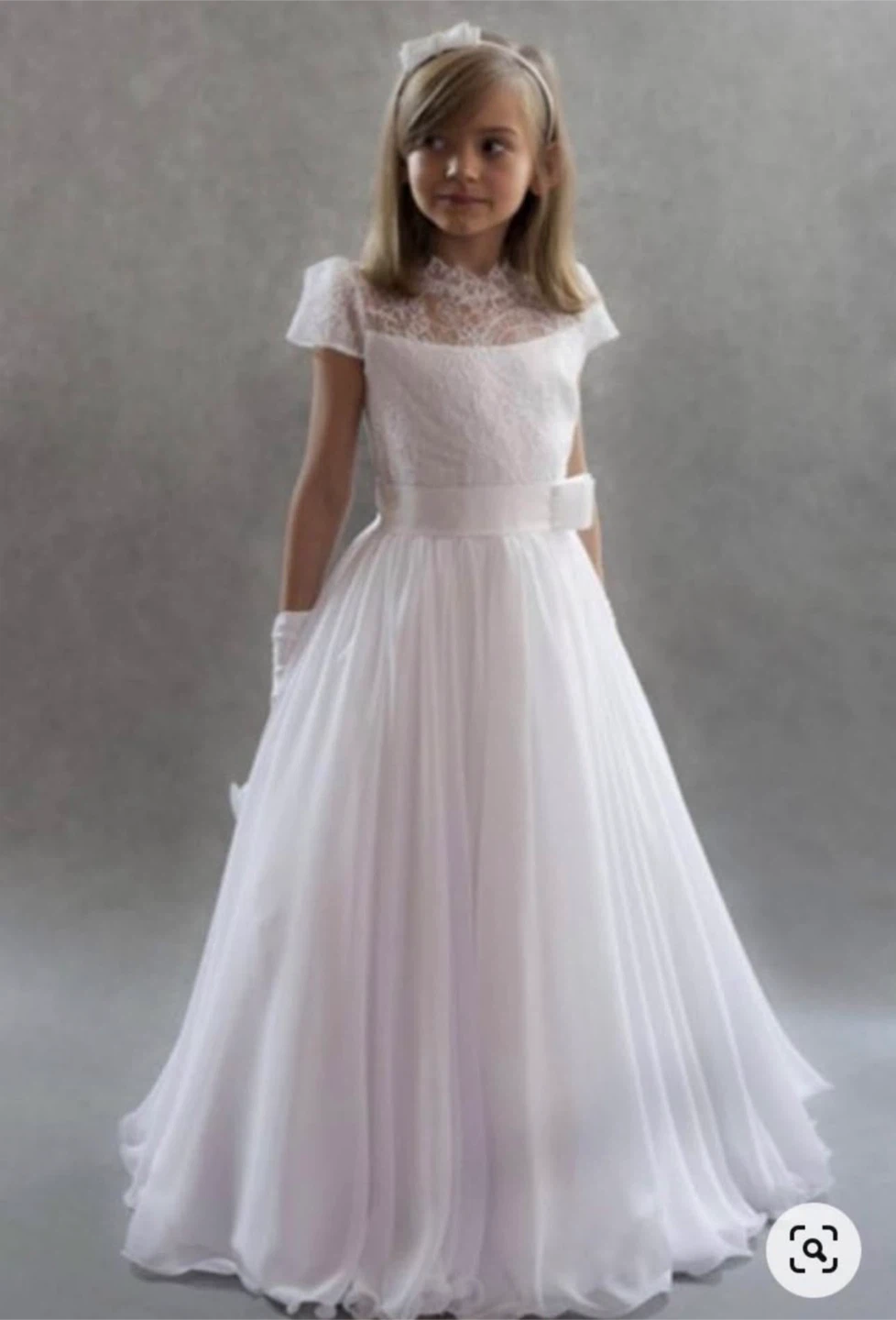 White Communion Dress