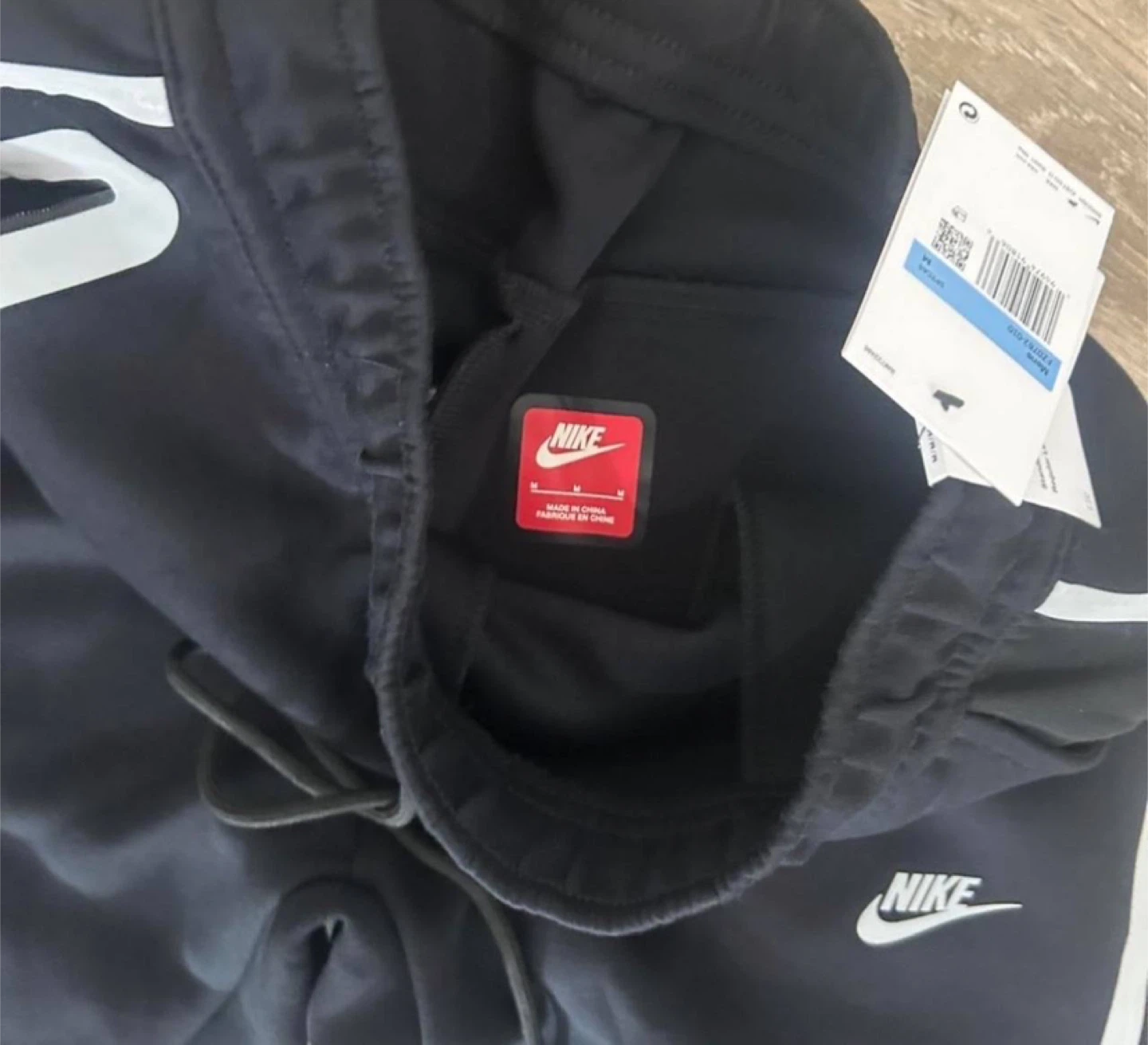 Nike Black/White Reflective Tech Fleece Set - All Sizes - photo 5