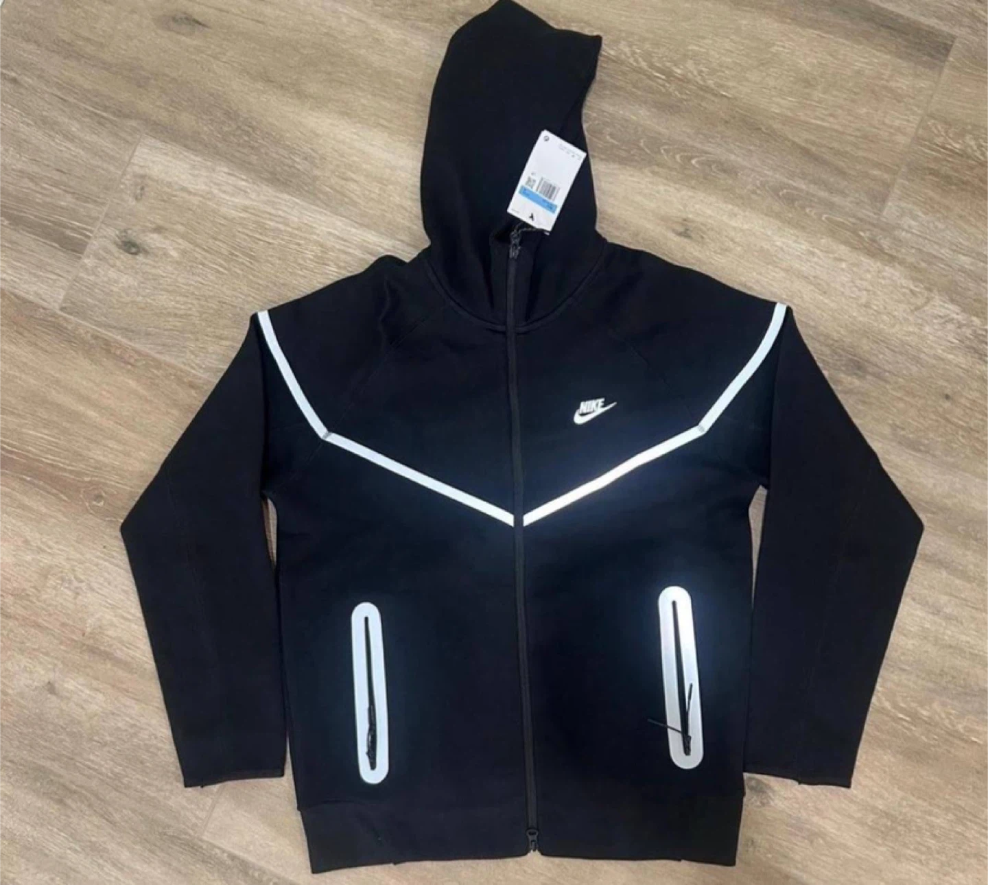 Nike Black/White Reflective Tech Fleece Set - All Sizes - photo 3