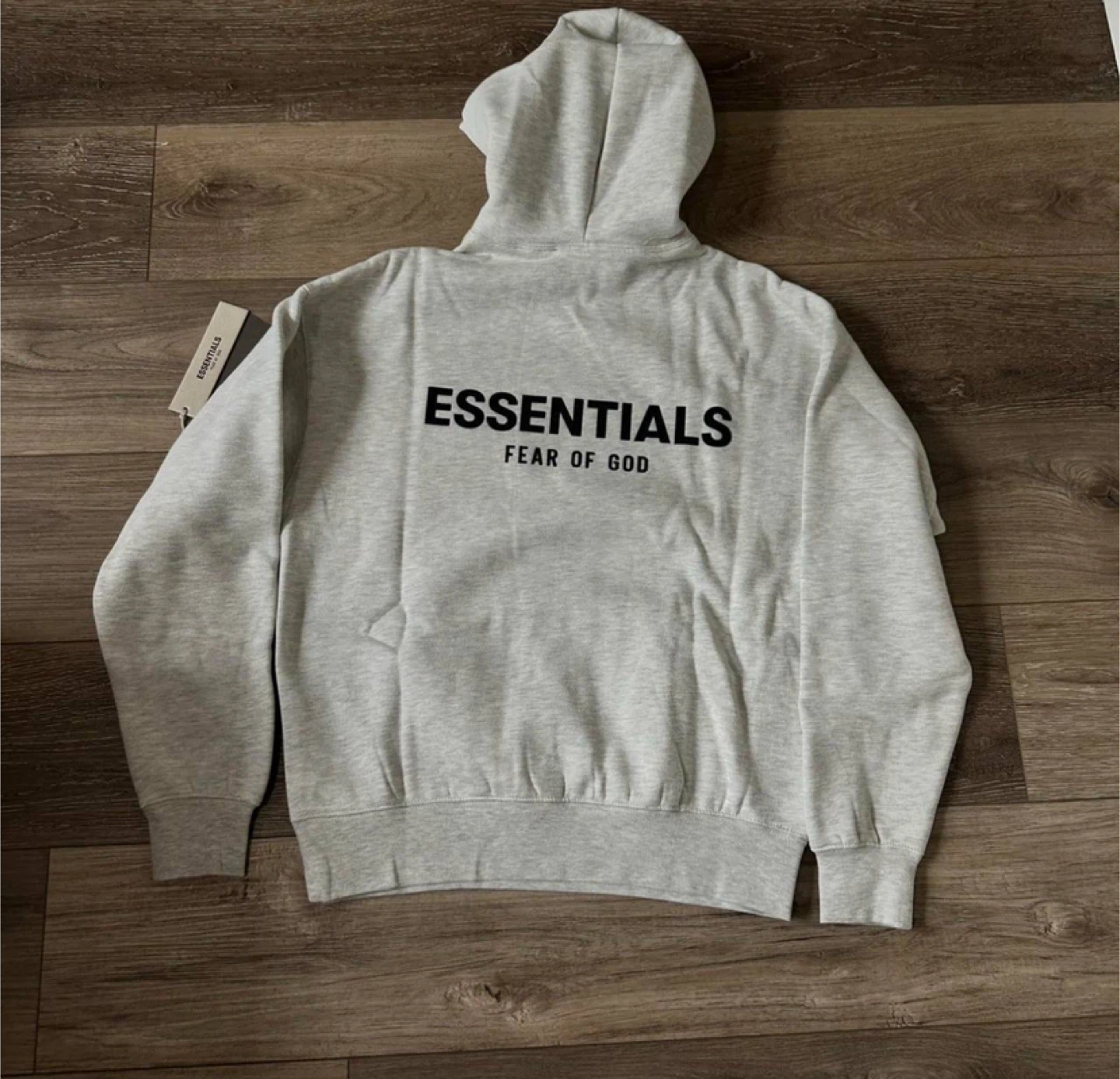 Essentials Fear Of God Light Oatmeal Hoodie - All Sizes - photo 2