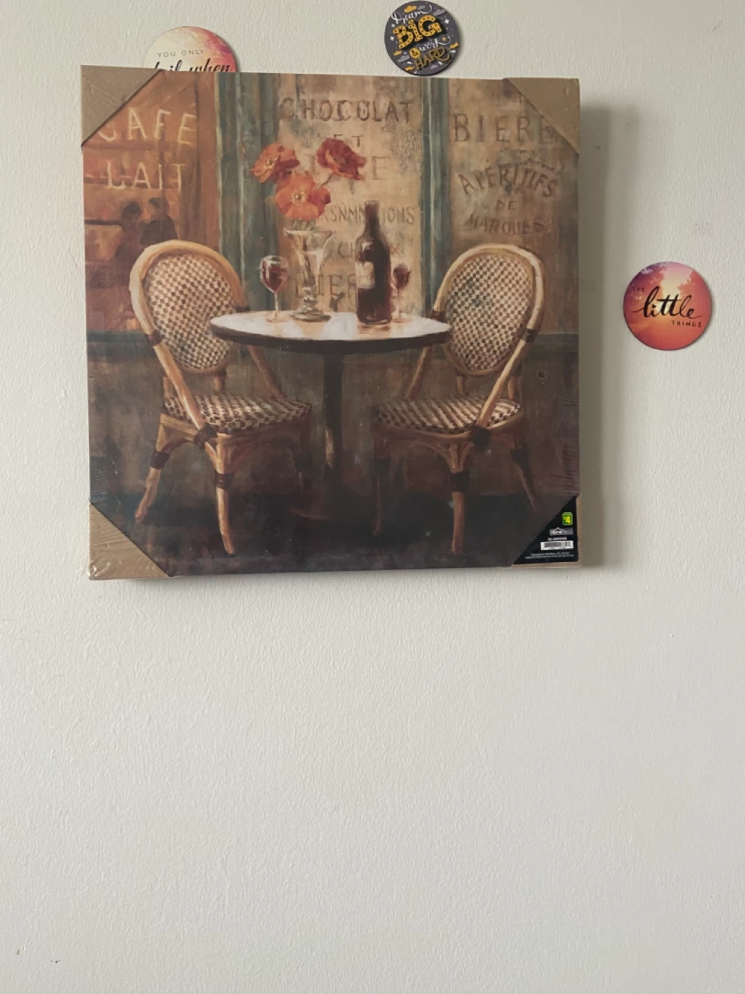 Parisian Cafe Scene Wall Art