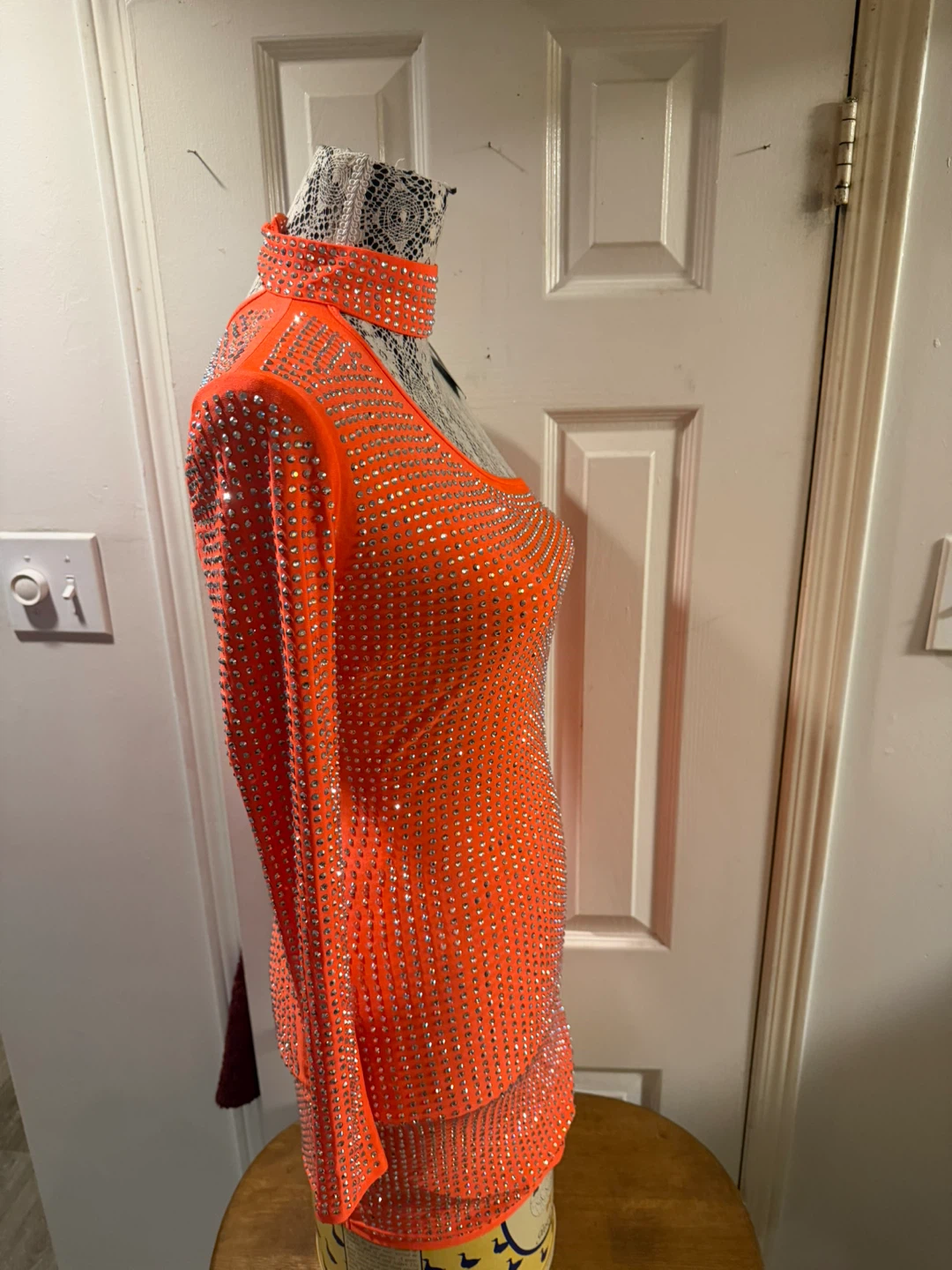 Fashion Nova Rhinestone One-Shoulder Mini Dress - photo 5
