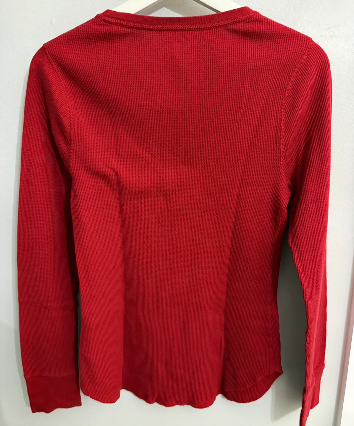 Old Navy Red Long Sleeve Thermal Shirt - Size L - photo 3