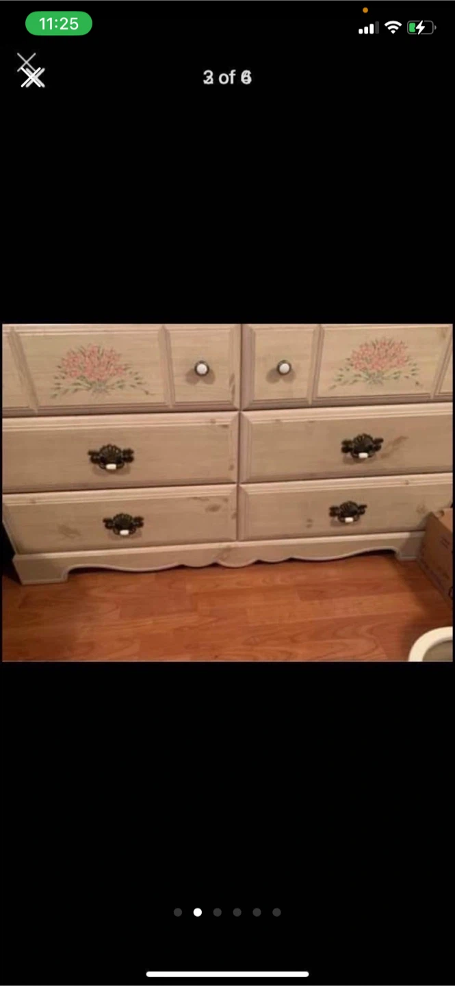 Real solid oak wood Dresser with Mirror - photo 2