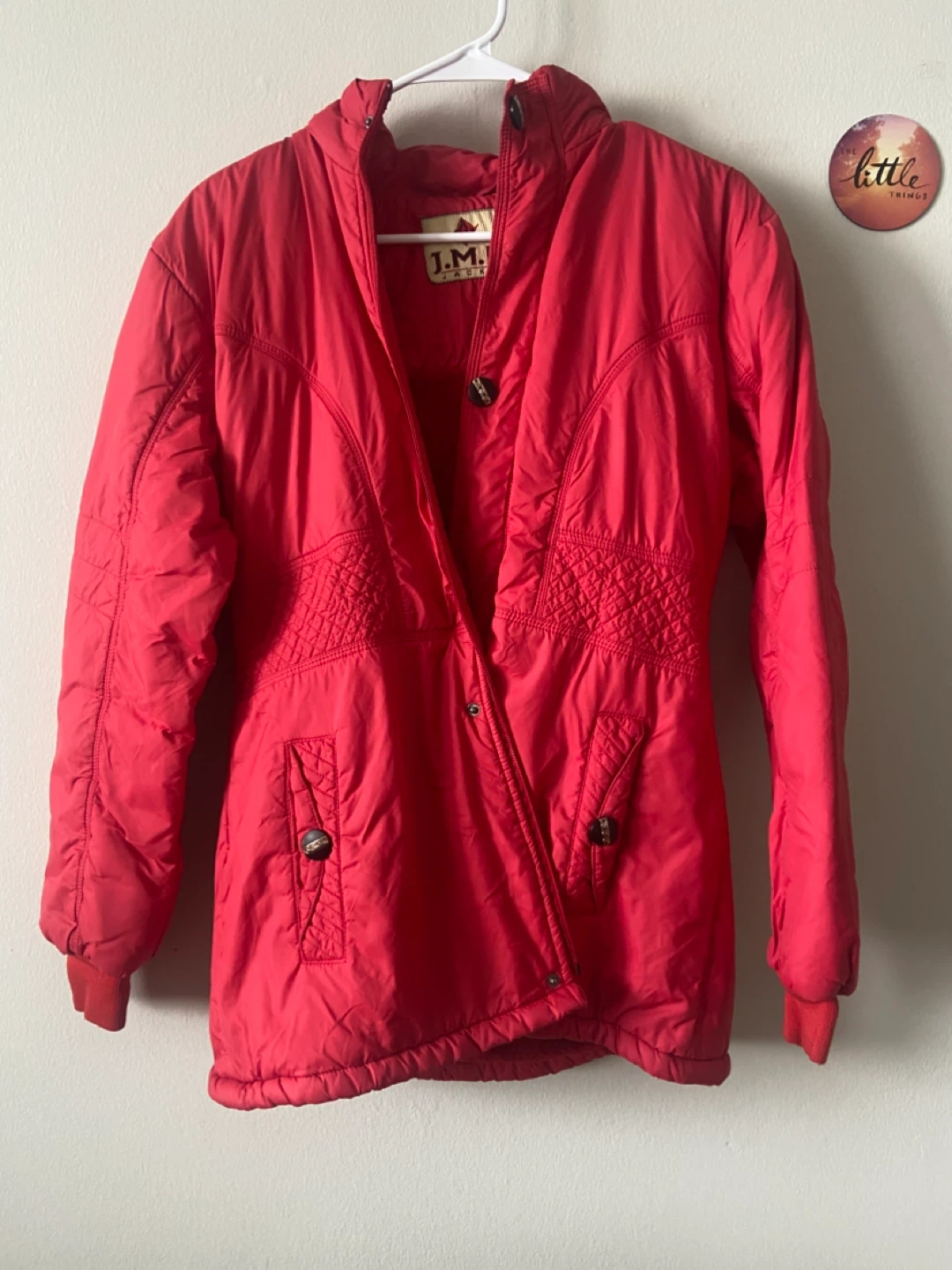 J.M. Sportswear Red Winter Jacket