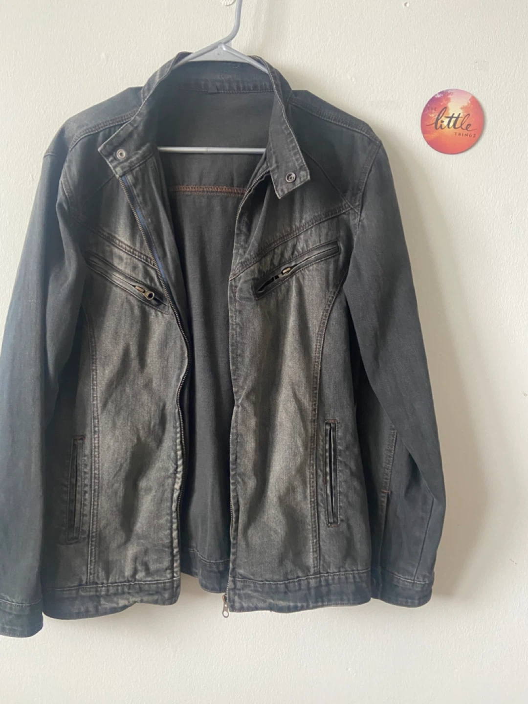 Men's Black Denim Jacket