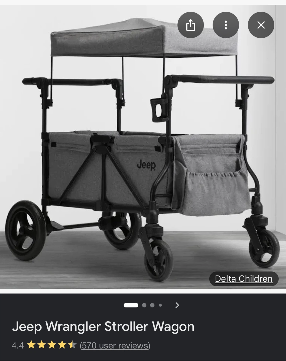 Jeep Wrangler Stroller Wagon