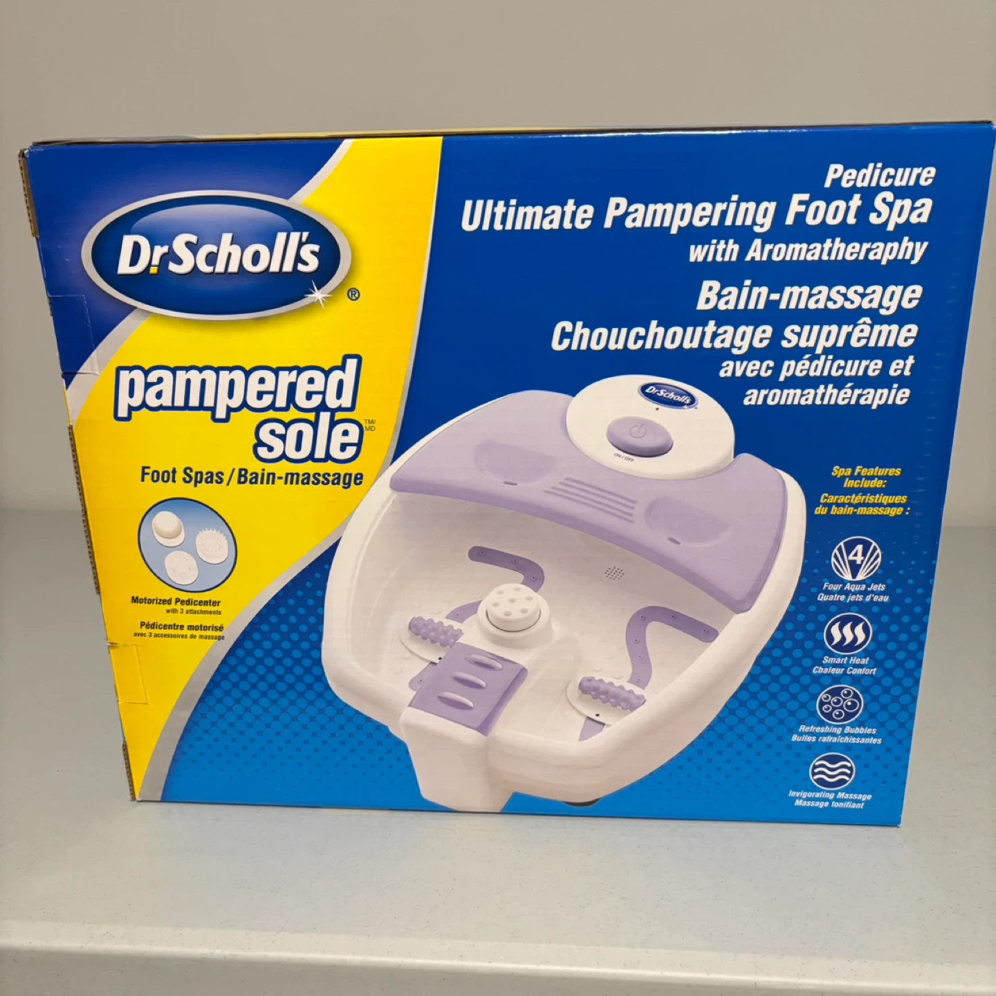 Dr. Scholl's Pampered Sole Ultimate Pedicure Foot Spa