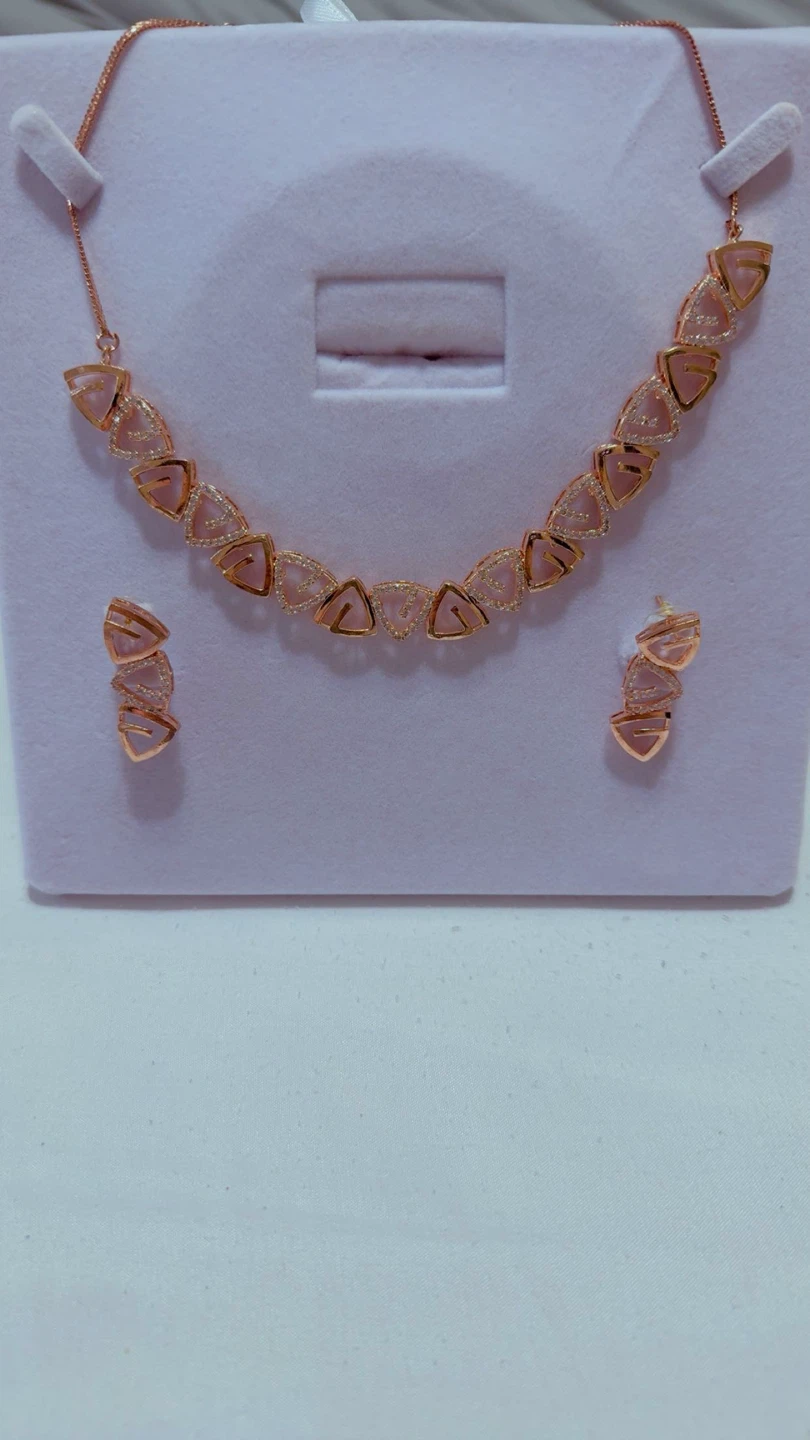 AD Necklace and Earring Set - photo 3