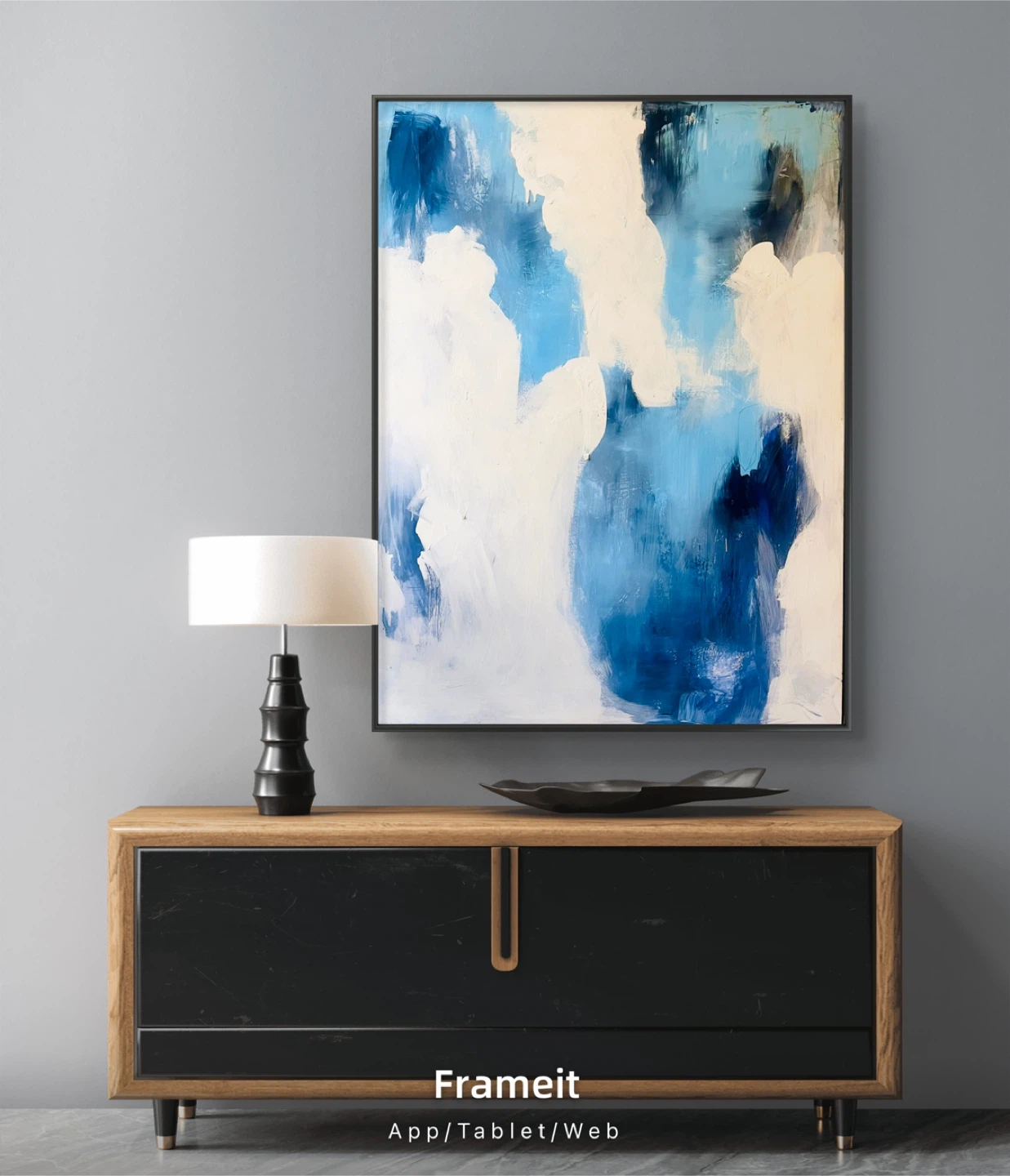Abstract Framed Wall Art -31x41”