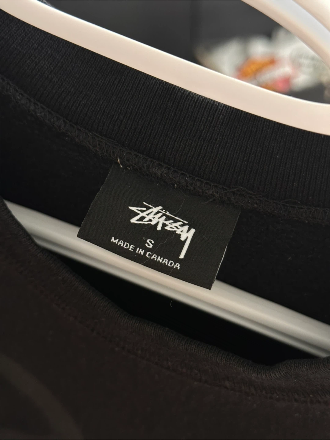 Stussy x Patta Crewneck Sweatshirt - Black - Size S