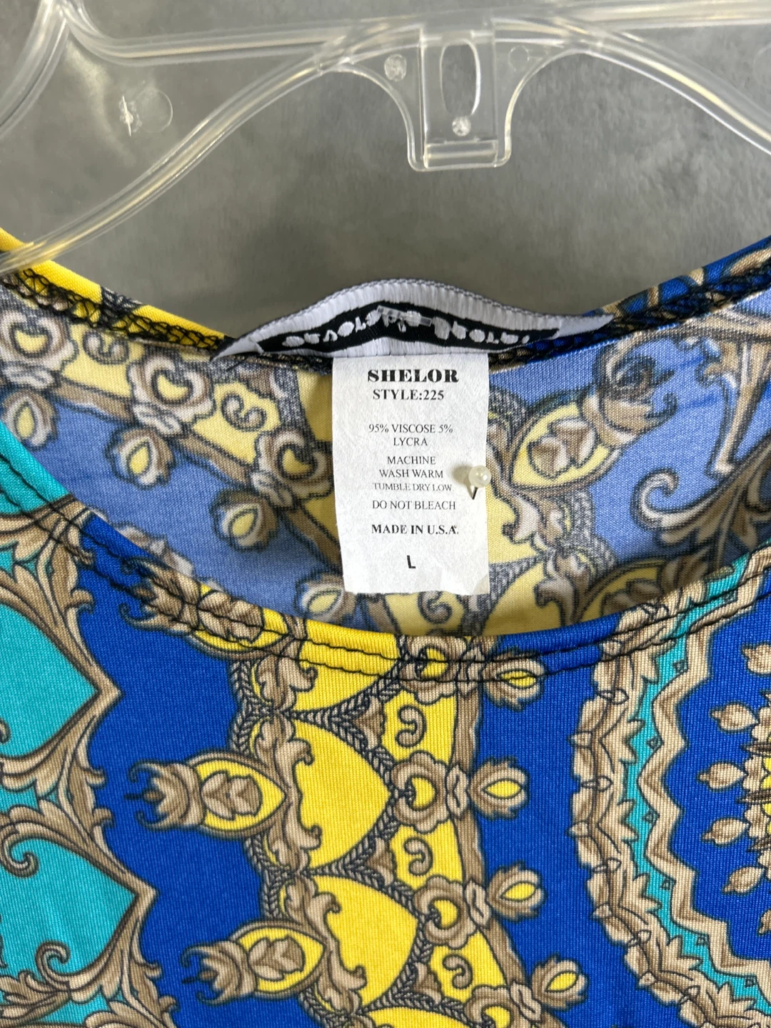 Devorah's Secret Women's Graphic Print Long Sleeve Top Size L - photo 3