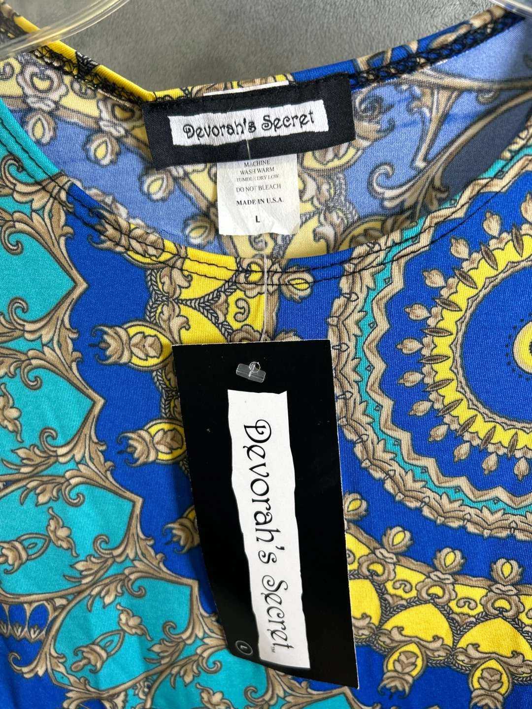 Devorah's Secret Women's Graphic Print Long Sleeve Top Size L - photo 2