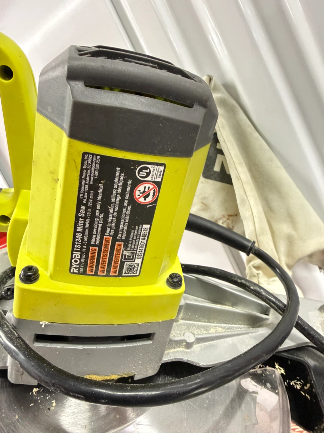 Ryobi 13 Amp 10 in. Miter Saw - photo 3