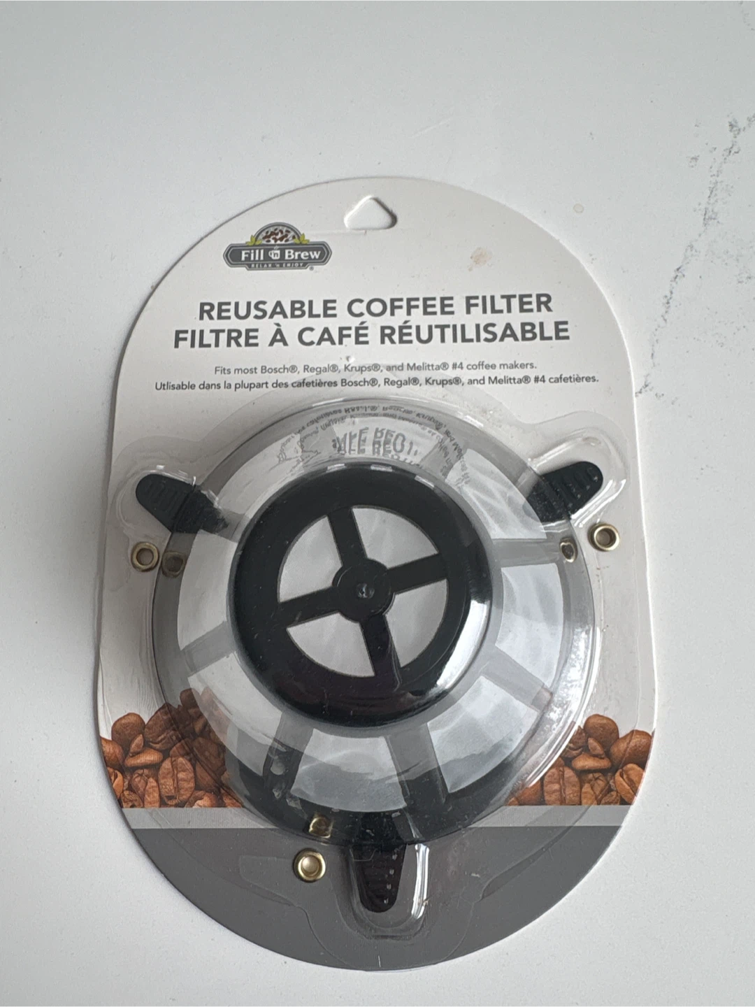 Fill & Brew Reusable Coffee Filter 🥕