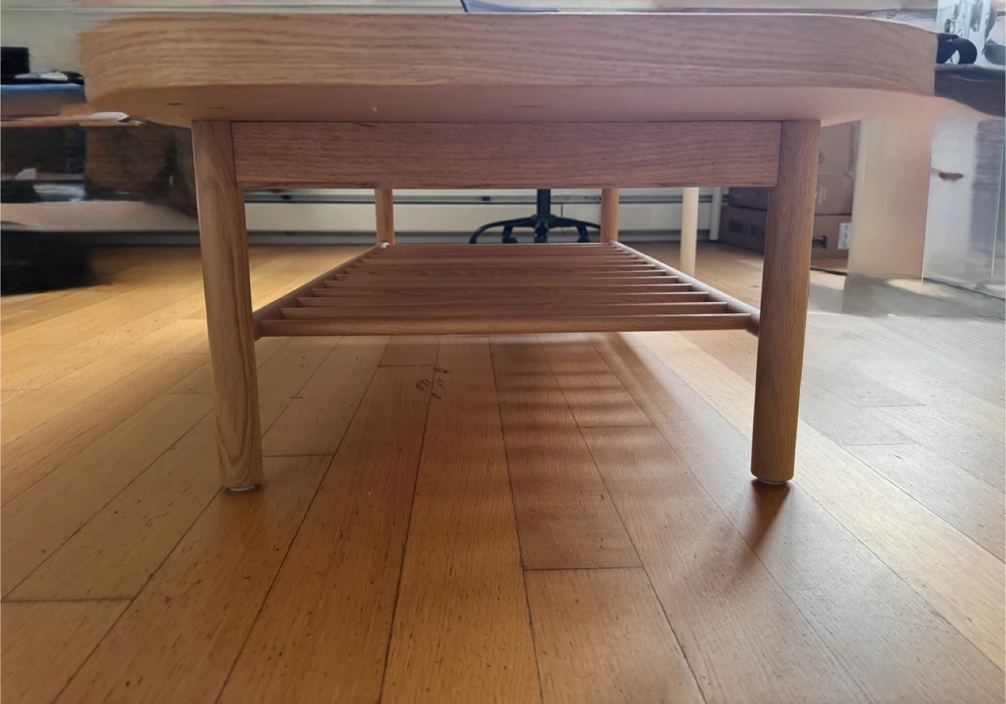🥕IKEA LISTERBY Coffee table, oak veneer, 140x60 cm - photo 5