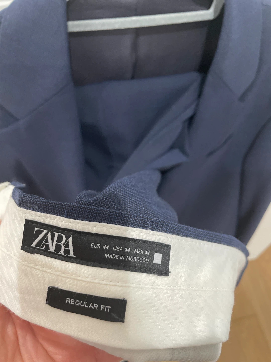 Zara Navy Blue Suit Regular Fit - EUR 44 / USA 34 - photo 4
