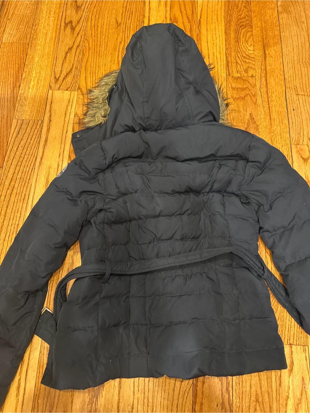 Abercrombie & Fitch Puffer Jacket with Fur Trim Hood - photo 3
