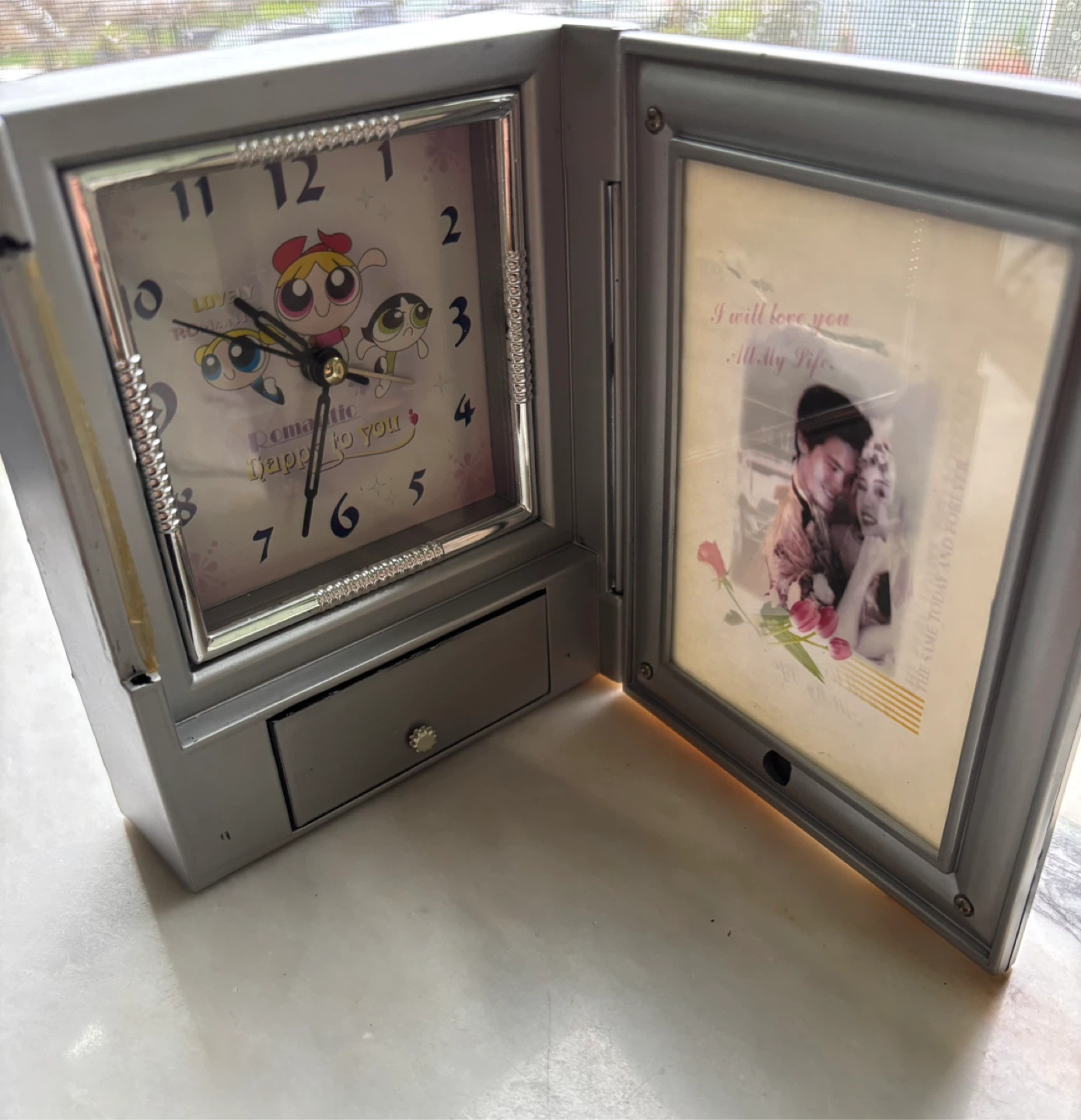 Powerpuff Girls Clock and Photo Frame 🥕