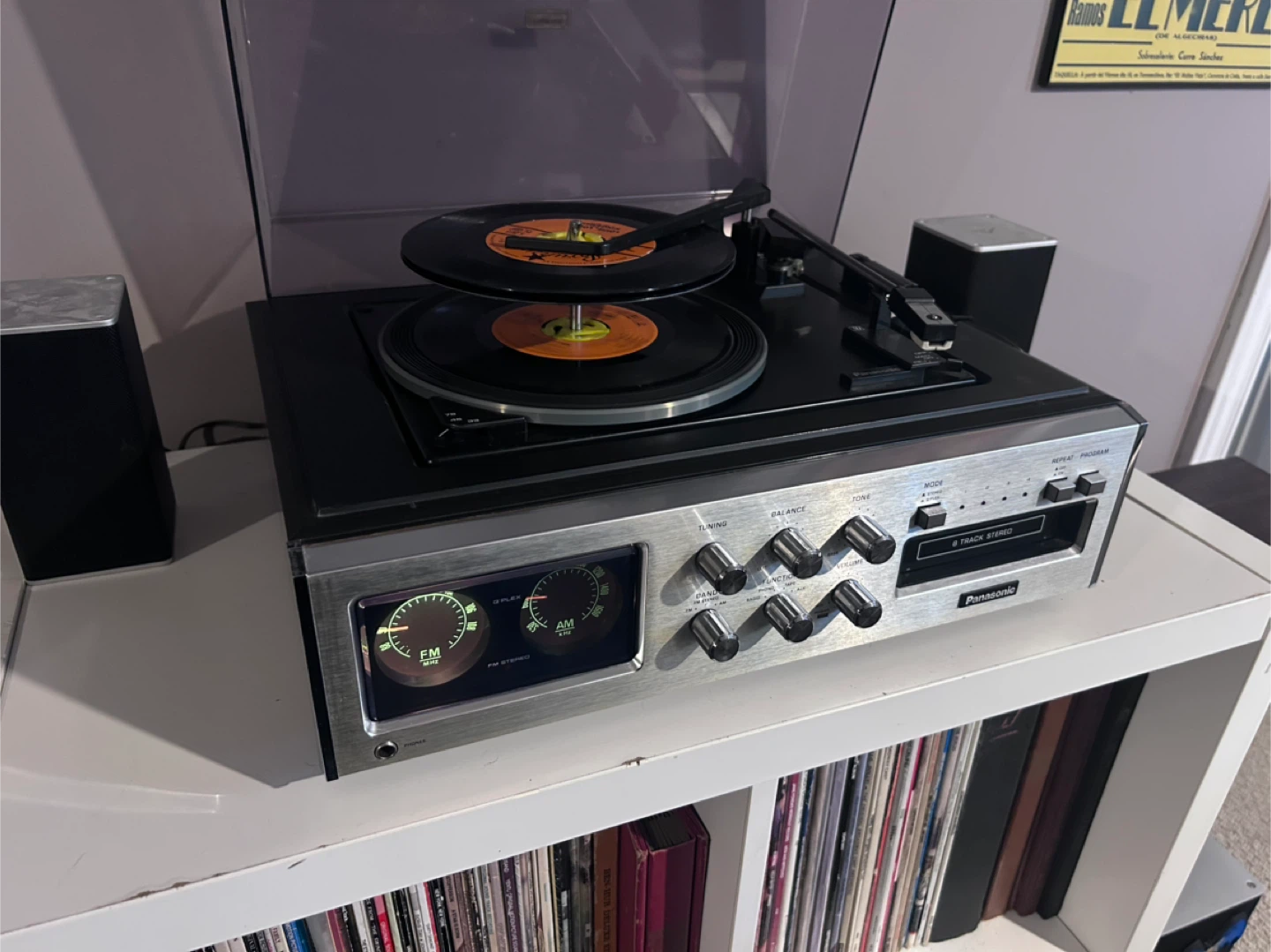 Panasonic Turntable with Speakers