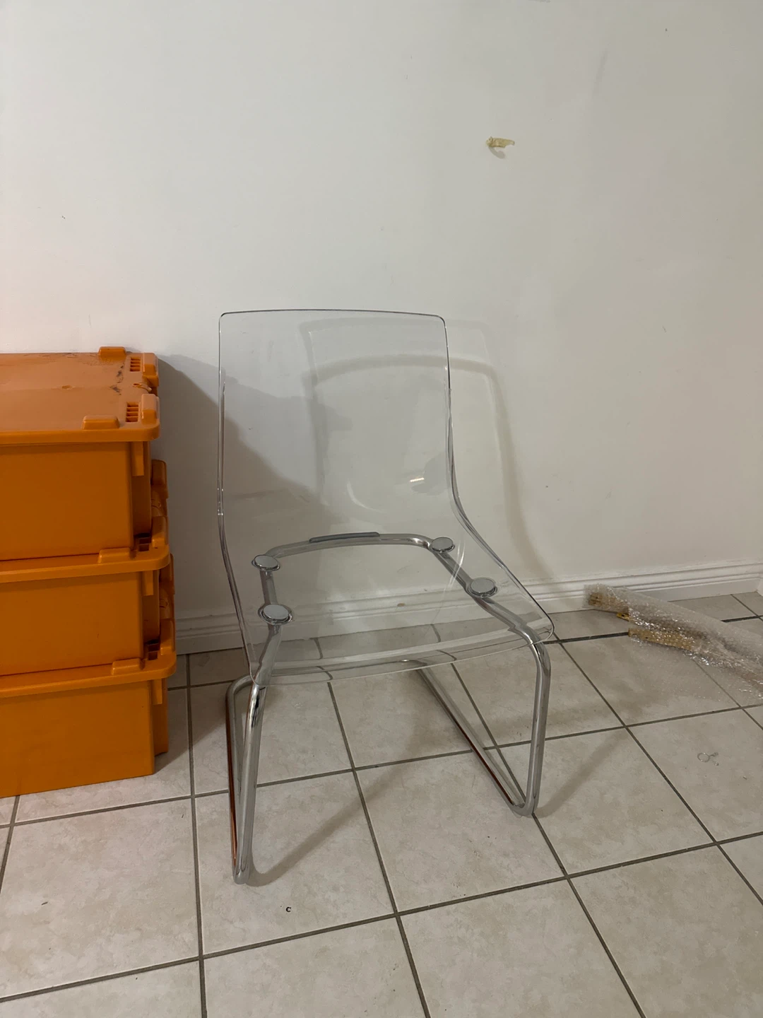 IKEA Clear Acrylic Chair