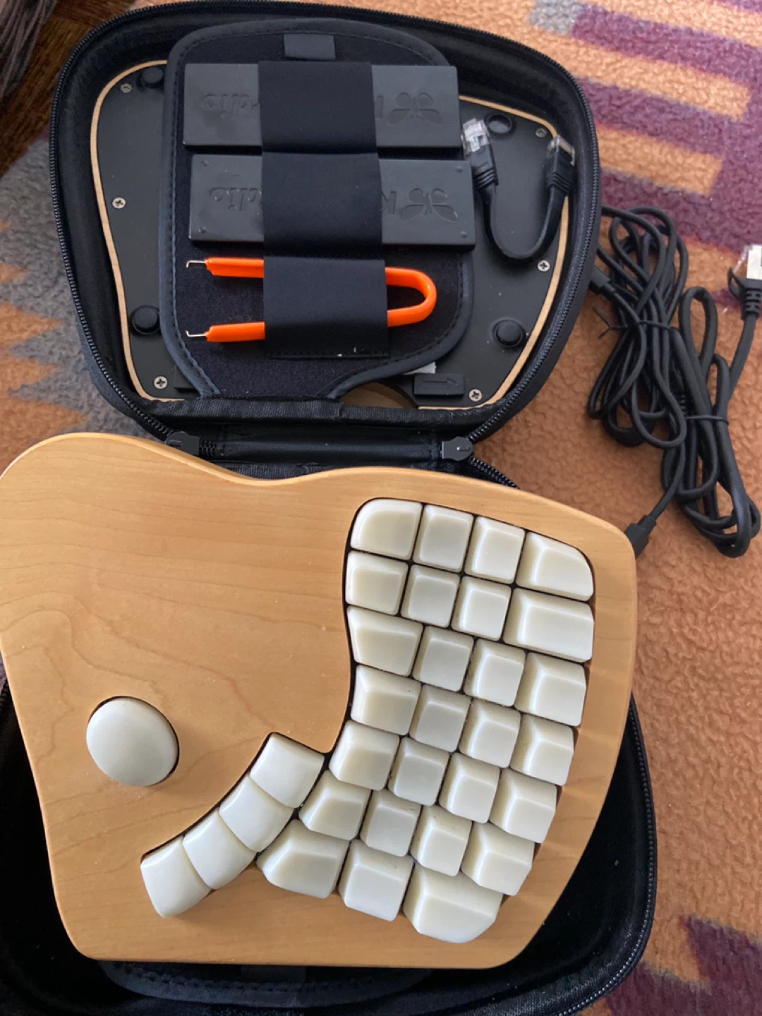 Keyboardio Split Ergonomic Keyboard with Case