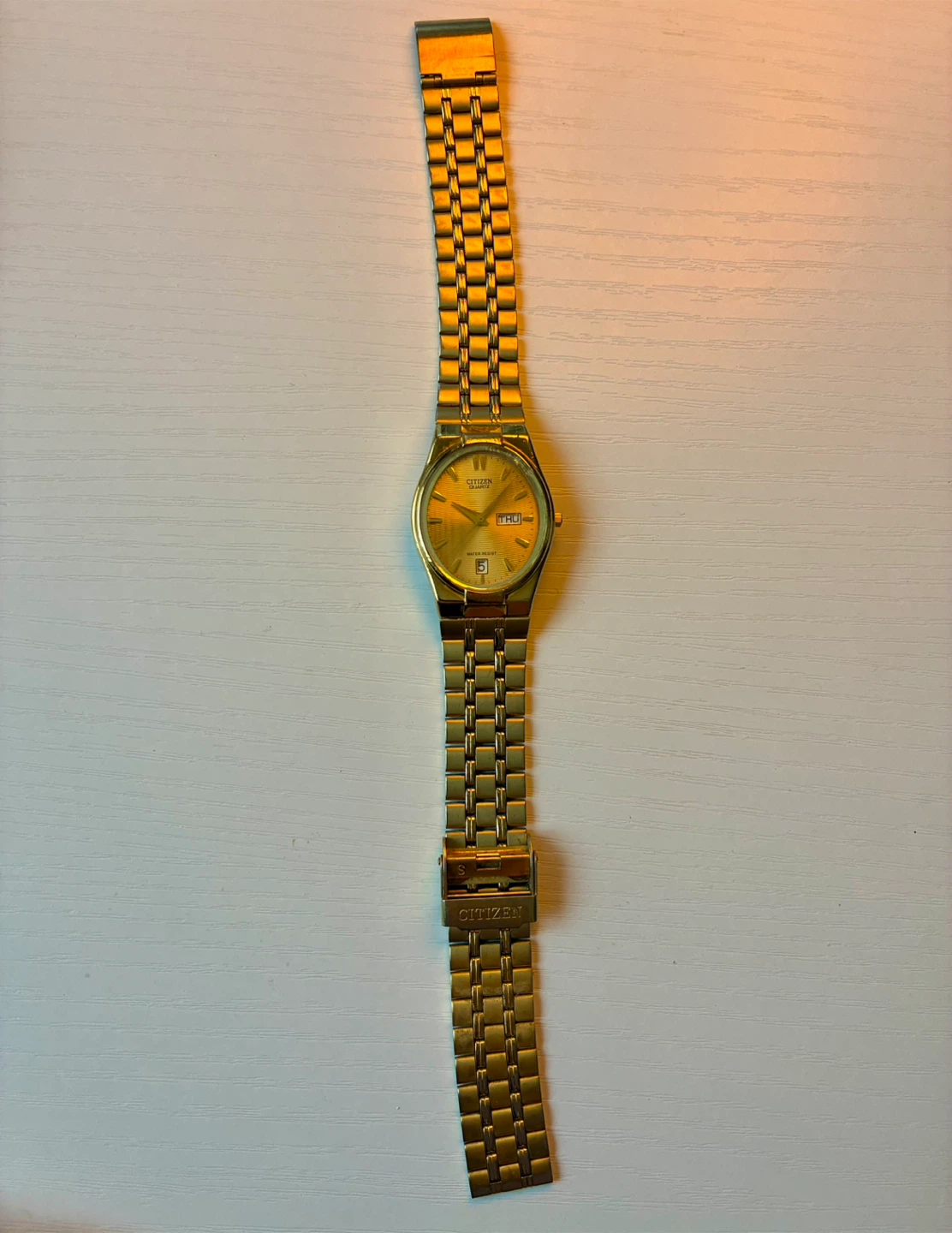 Citizen Quartz Gold Tone Watch - photo 3