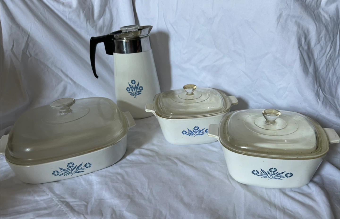CorningWare Blue Cornflower Casserole Dishes Set - photo 2