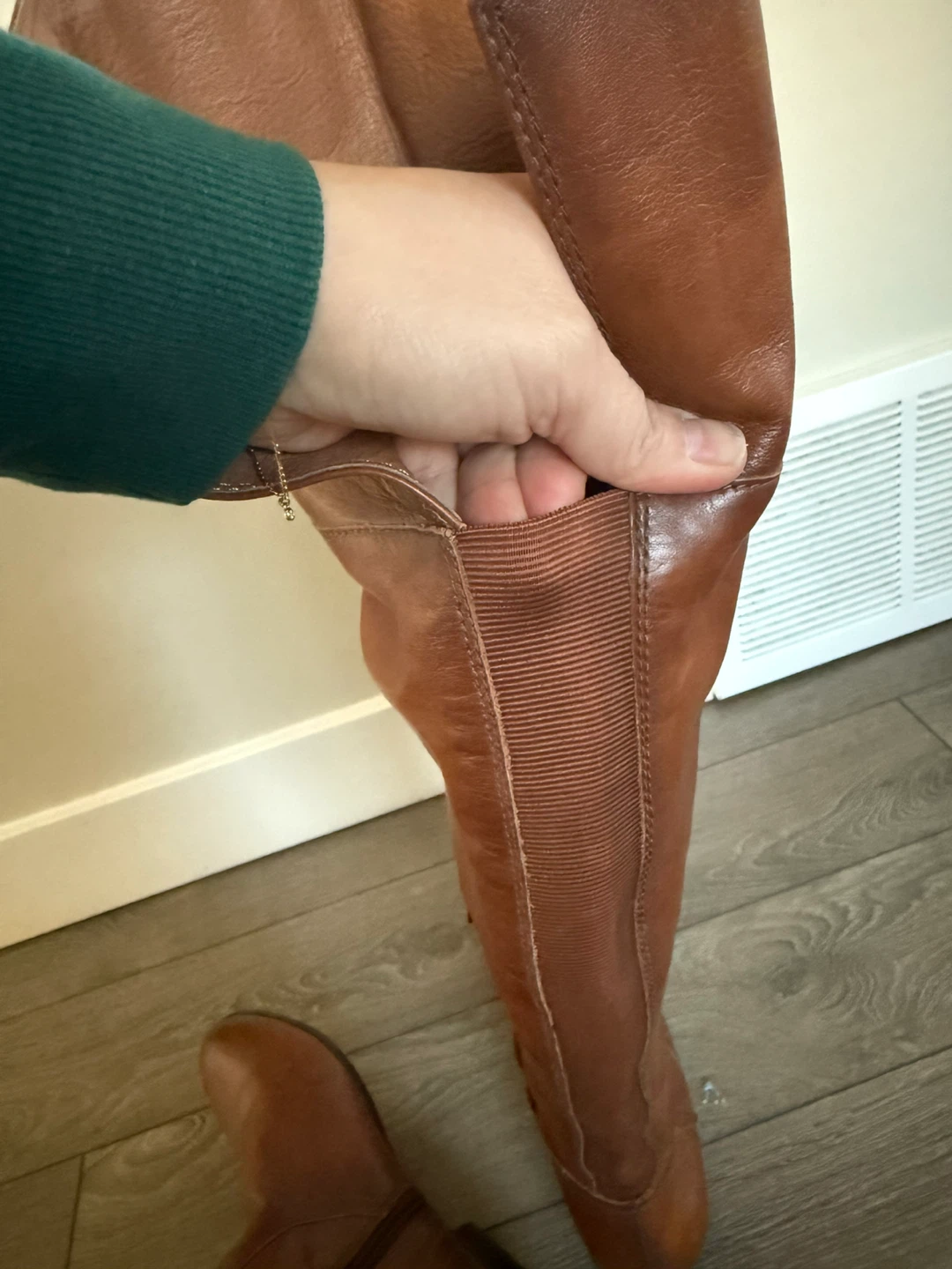ALDO Beauchemin Knee-High Leather Boots - Brown - photo 3